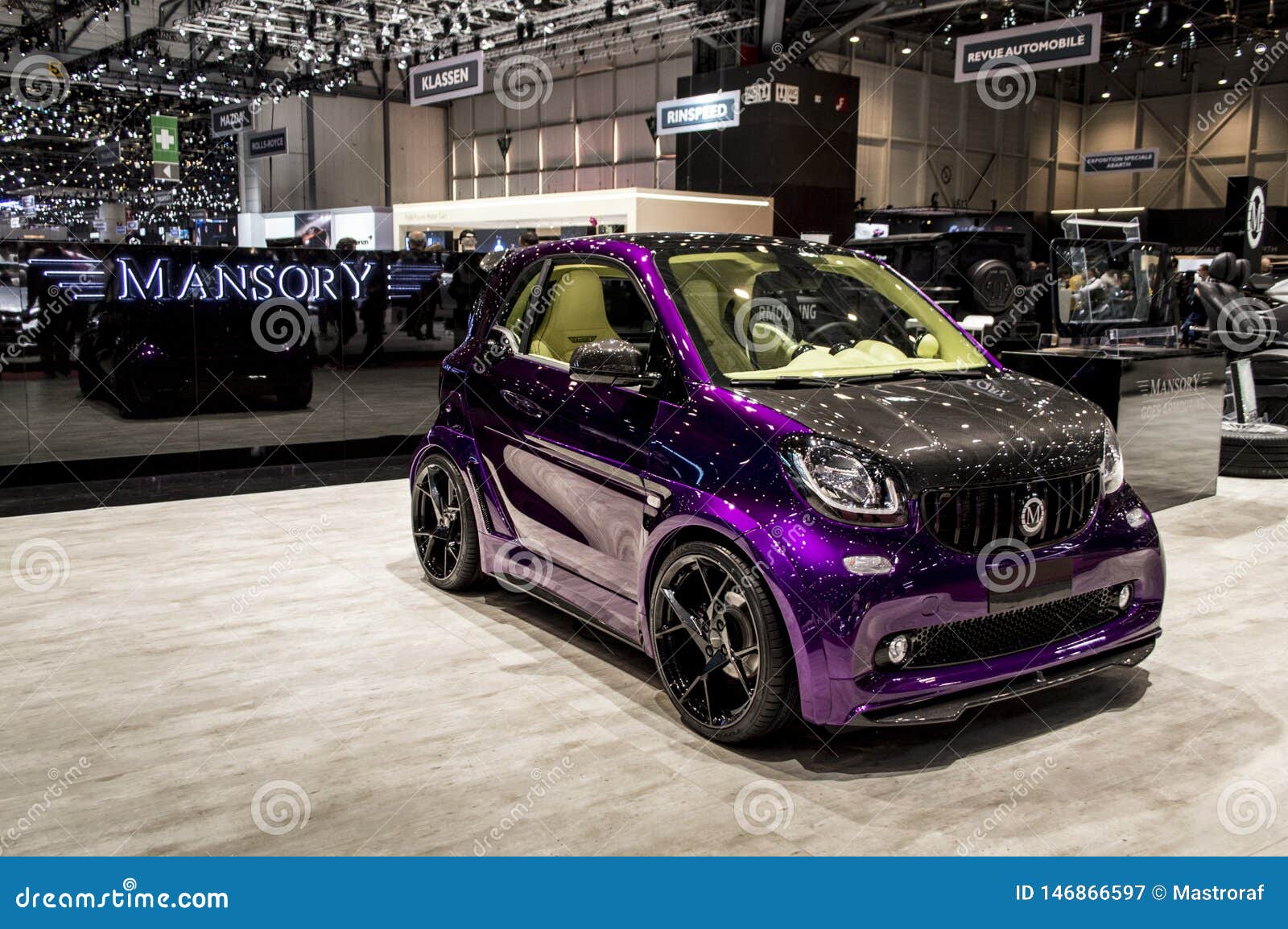 Mansory`s Smart Fortwo at Geneva 2019 Editorial Photography