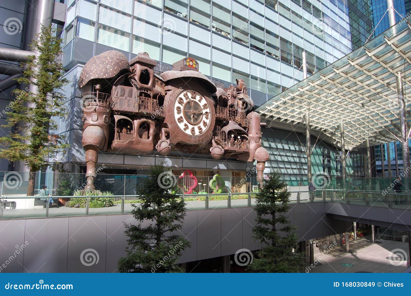 Th Giant Ghibli Clock Tokyo Japan Stock Image Image of japan, clock
