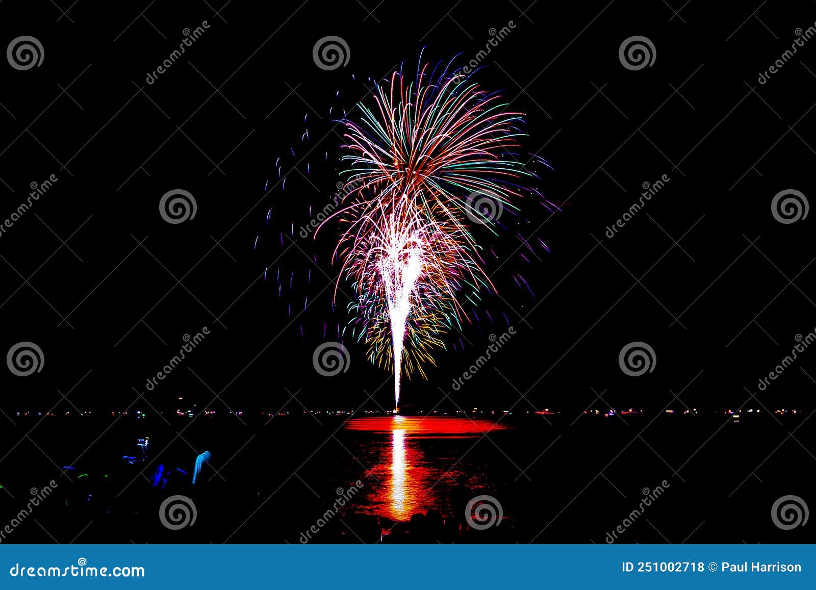 4th July Fireworks Naples Beach Florida Stock Photo Image of boom