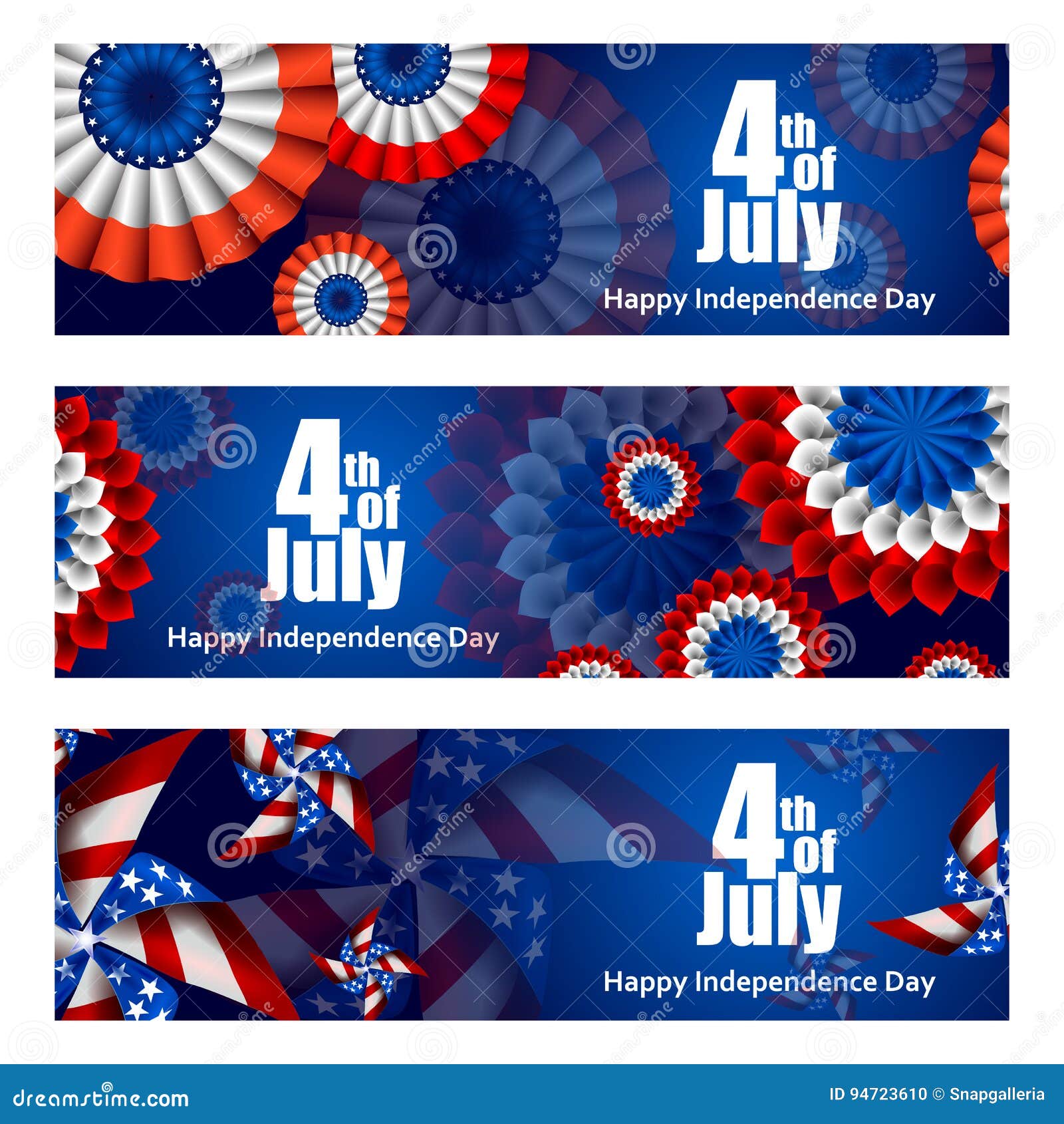 Th July Independence Day Of America Stock Vector Illustration Of Pride Editable