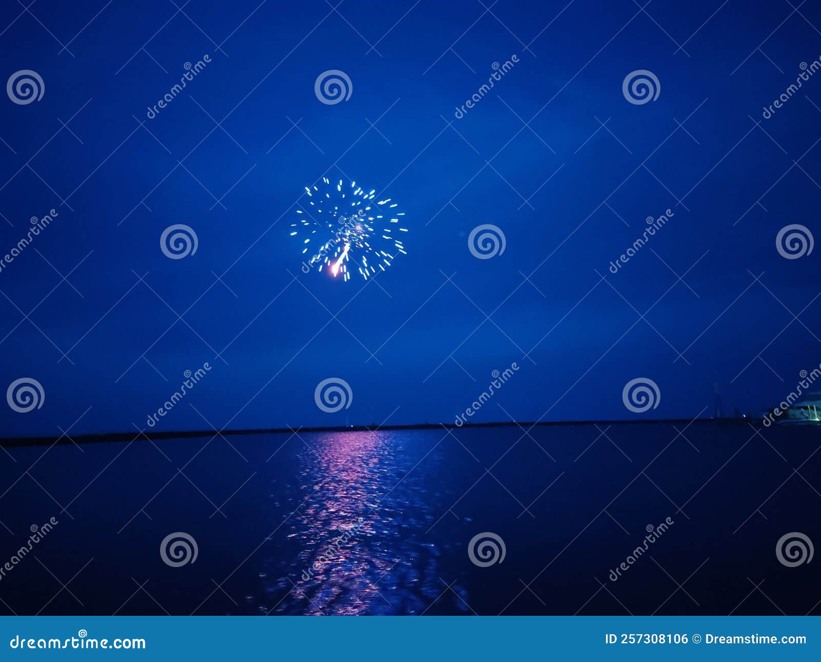 4th of July sky blue stock photo. Image of reflection 257308106