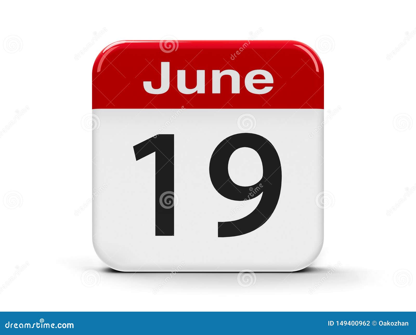19th june calendar stock illustration illustration of monday 149400962