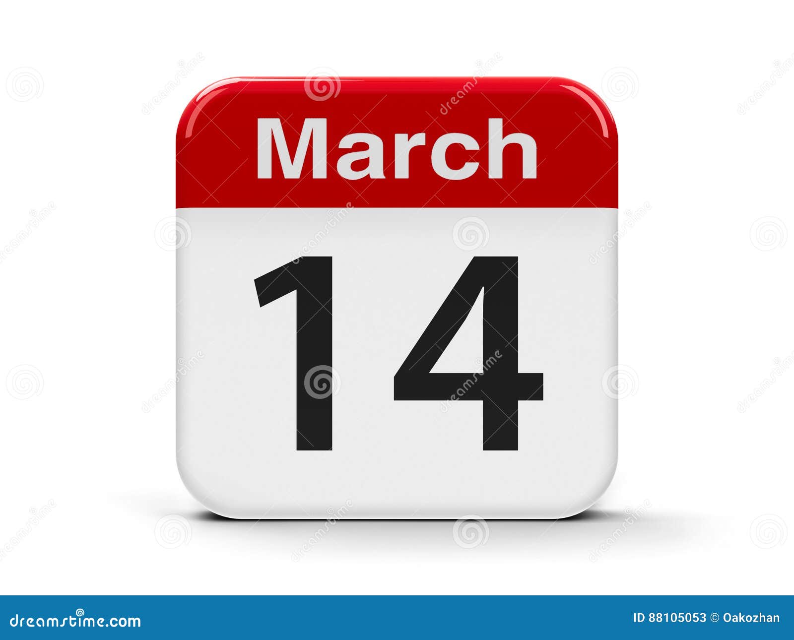14th March stock illustration. Illustration of holiday 88105053