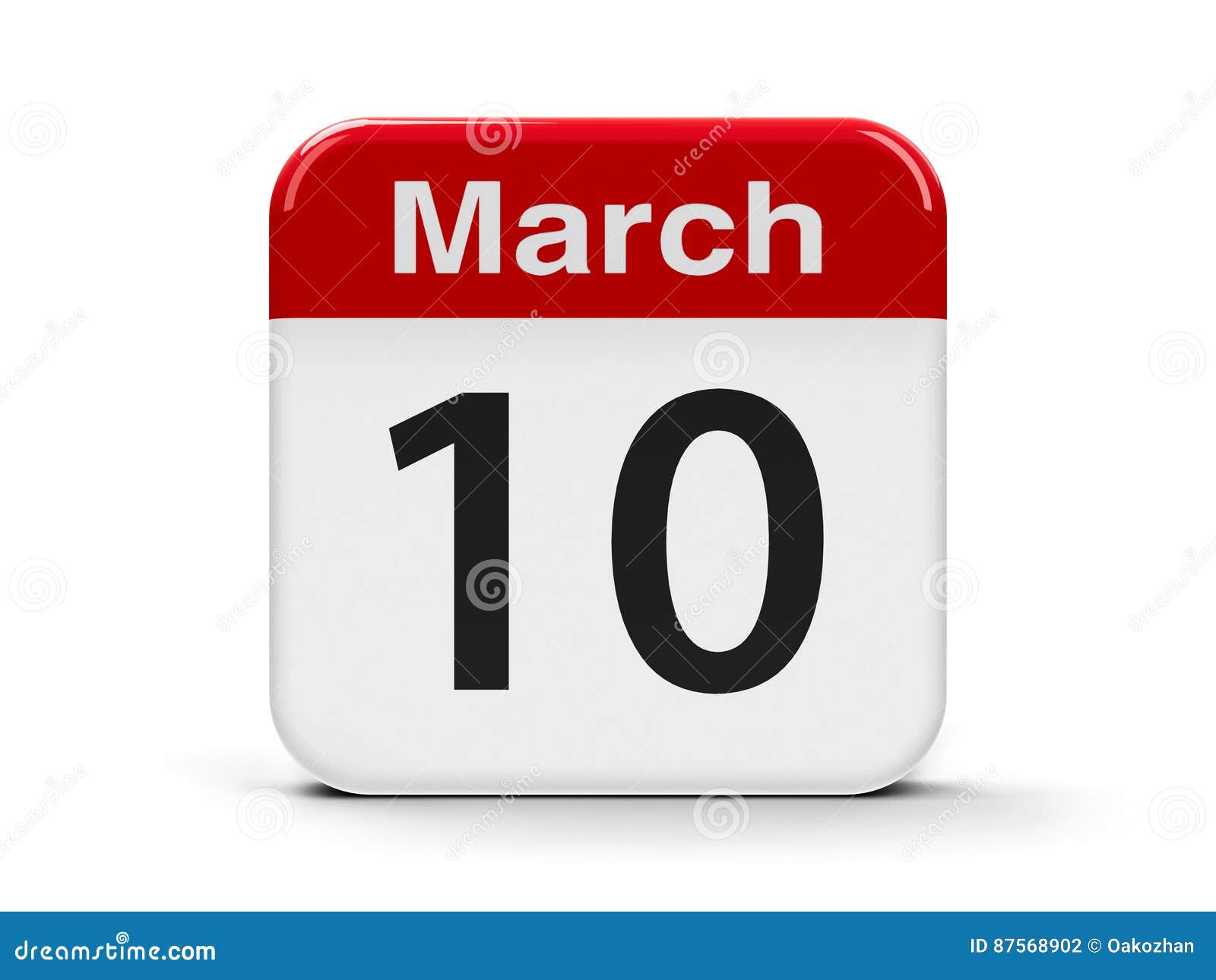 10th March stock illustration. Illustration of abstract 87568902