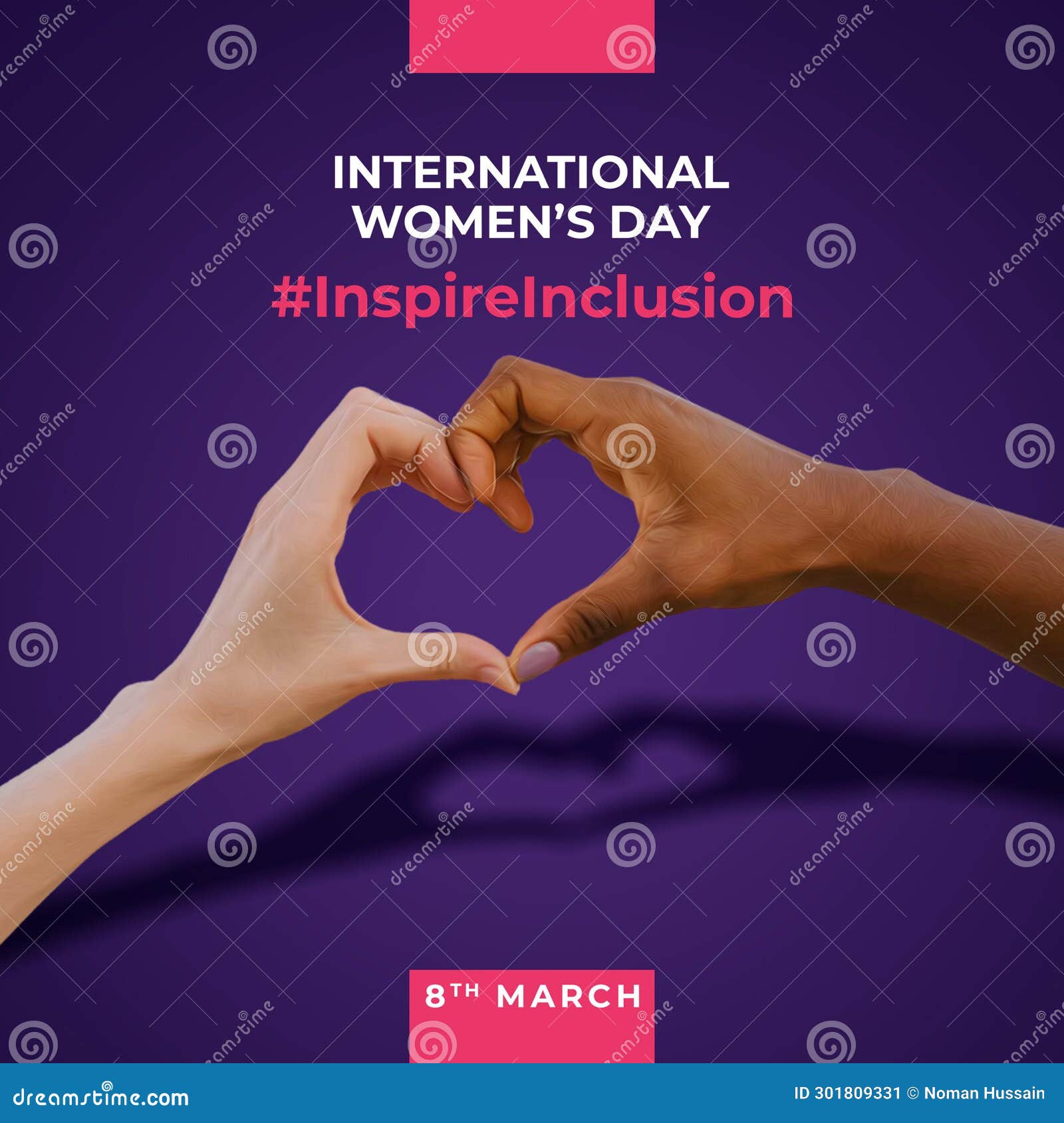 8th march women's day inspire inclusion