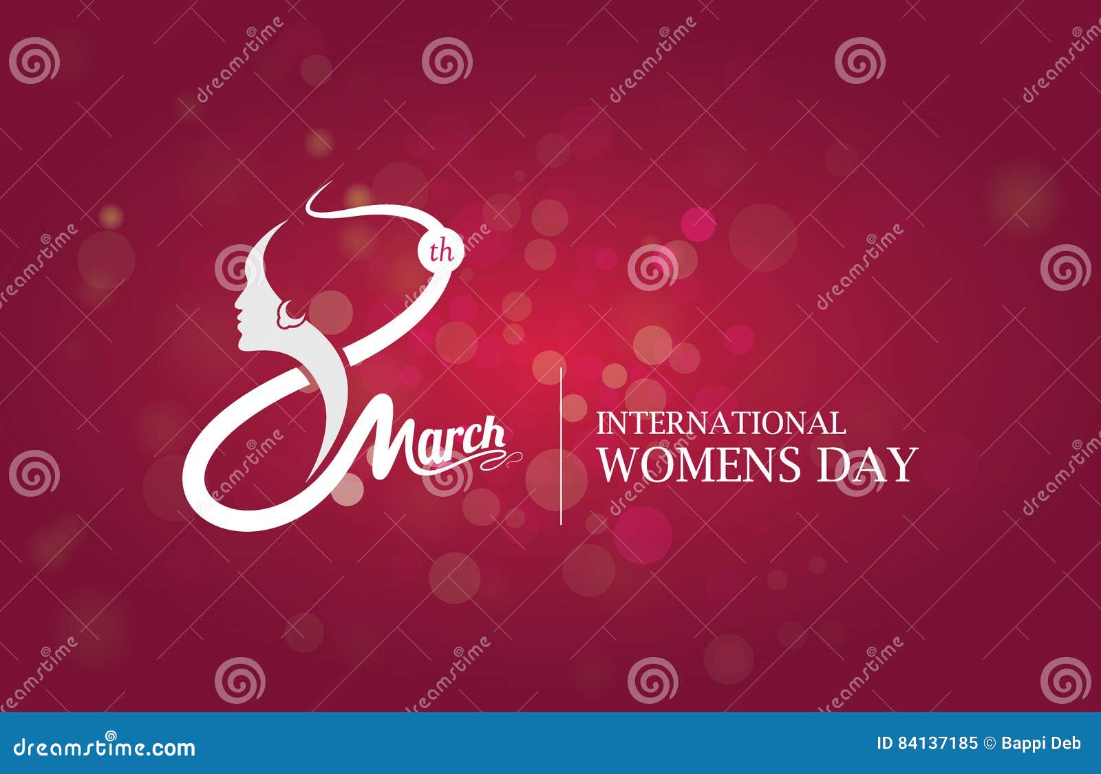 8th march womens day template