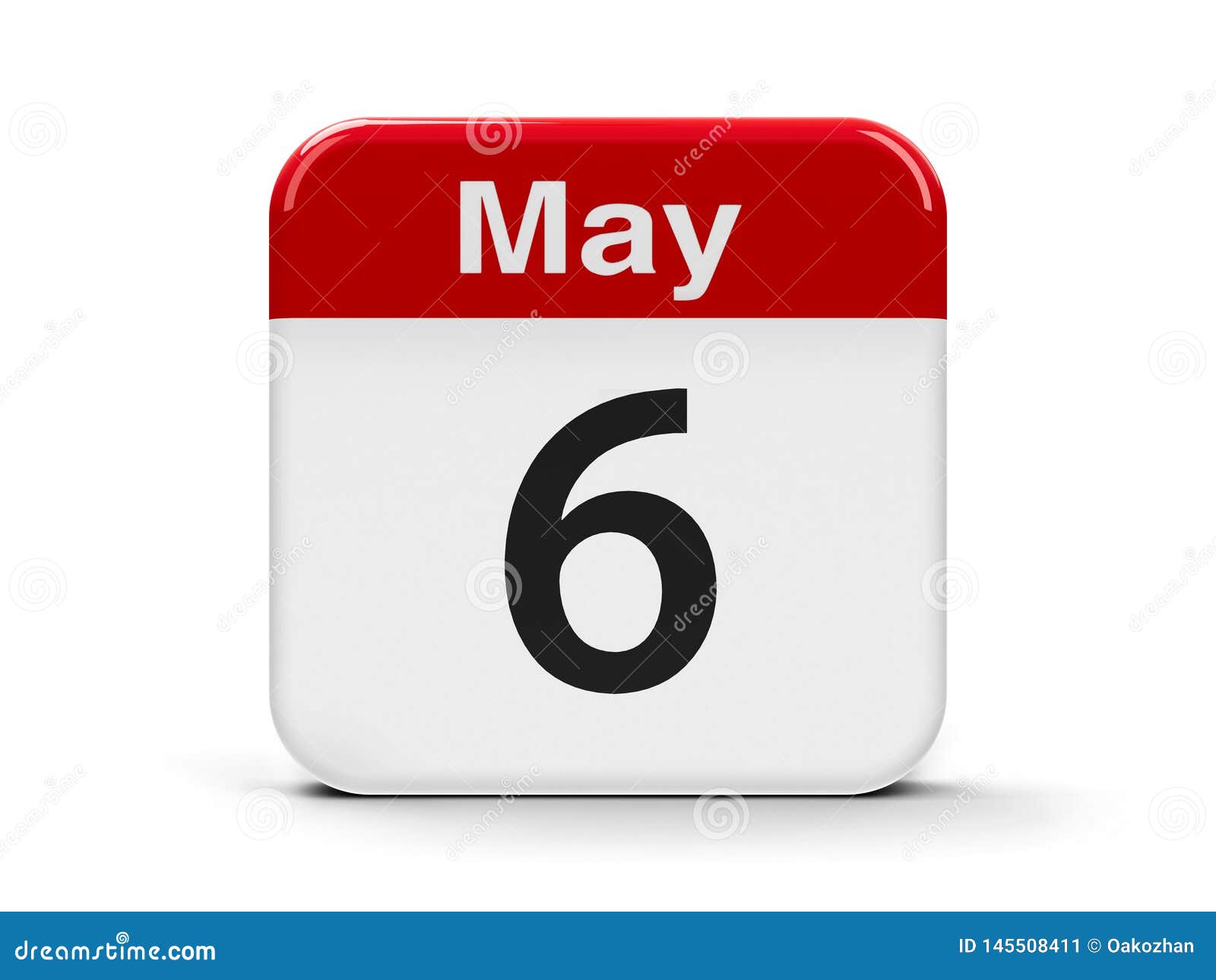 6th May Calendar stock illustration. Illustration of saturday 145508411