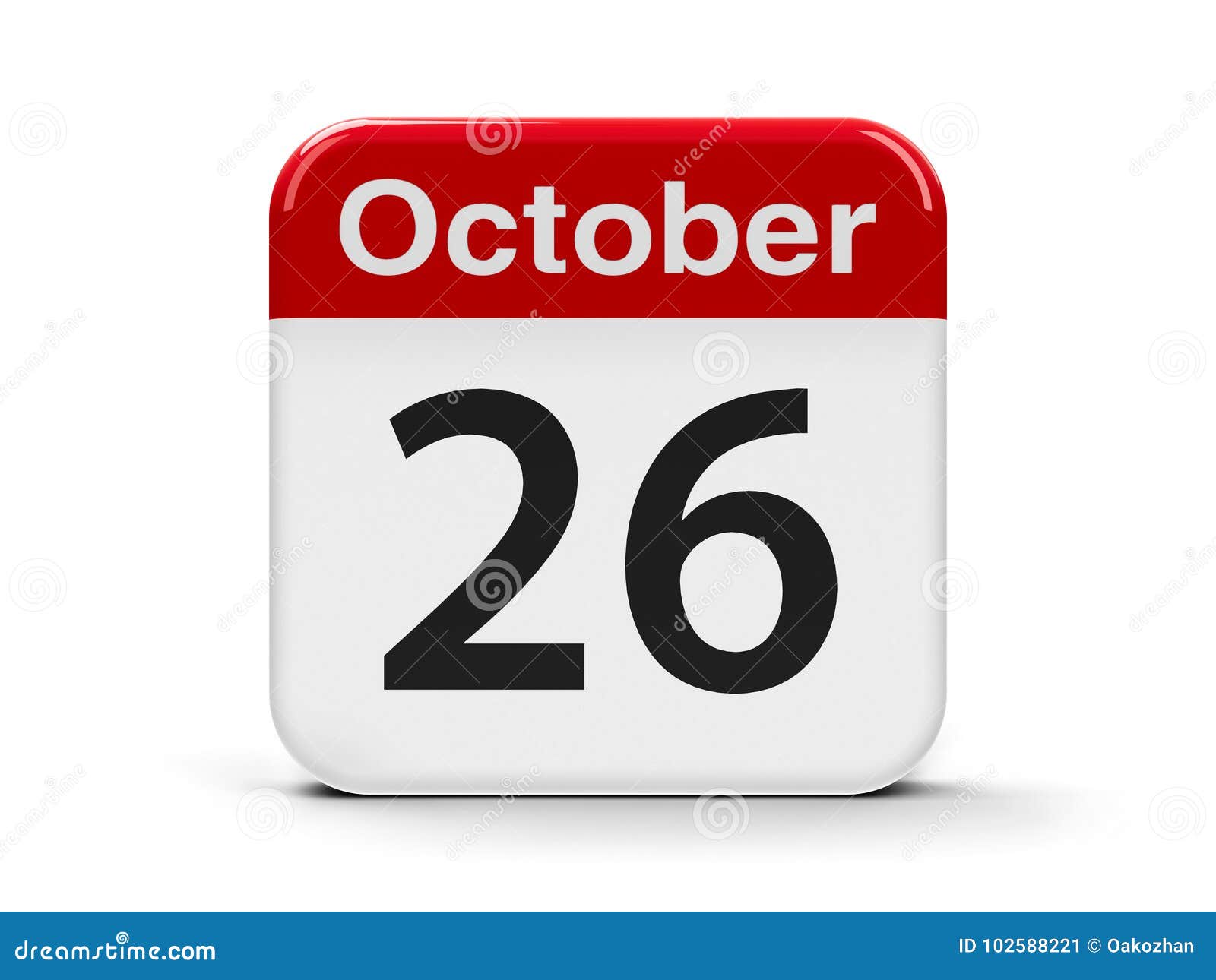 26th October stock illustration. Illustration of dimensional - 102588221