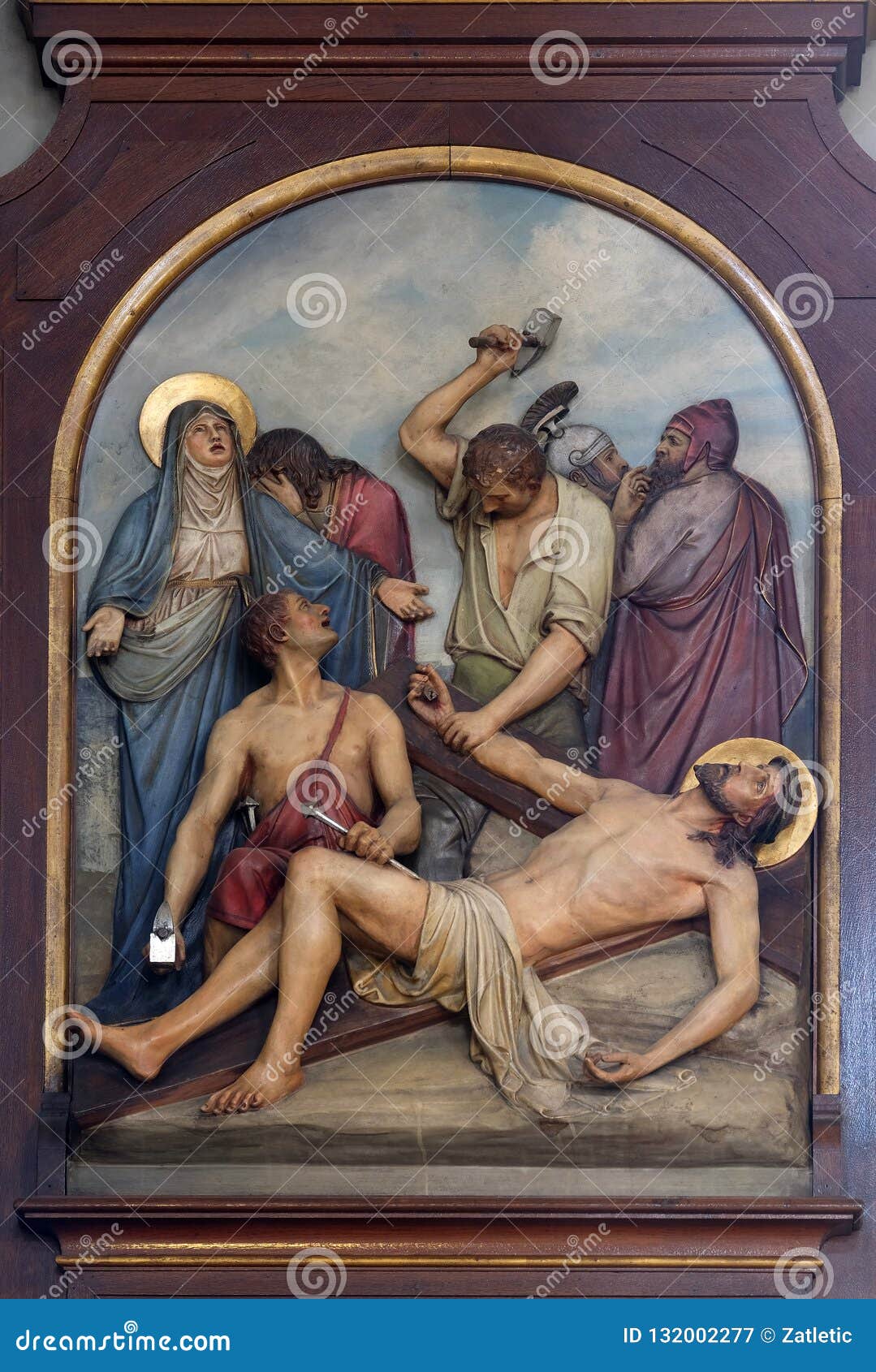 11th stations of the cross, crucifixion
