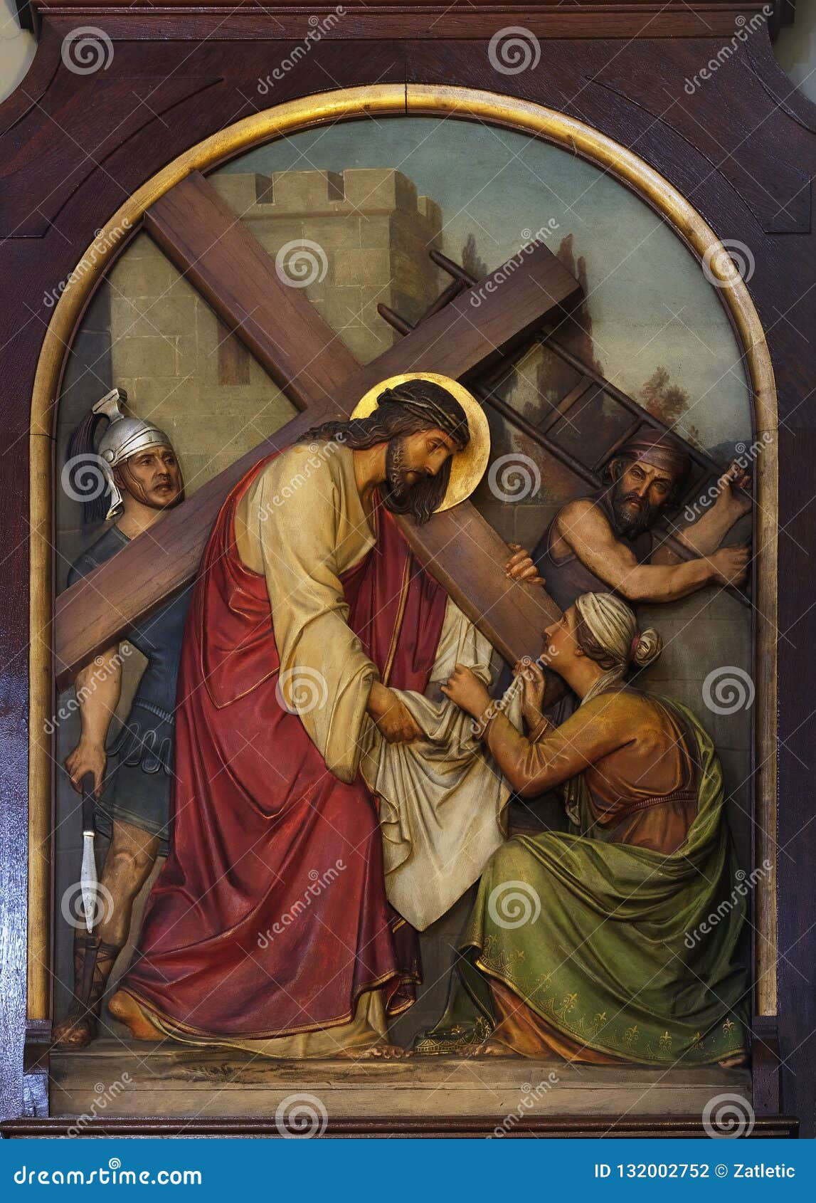 6th stations of the cross, veronica wipes the face of jesus