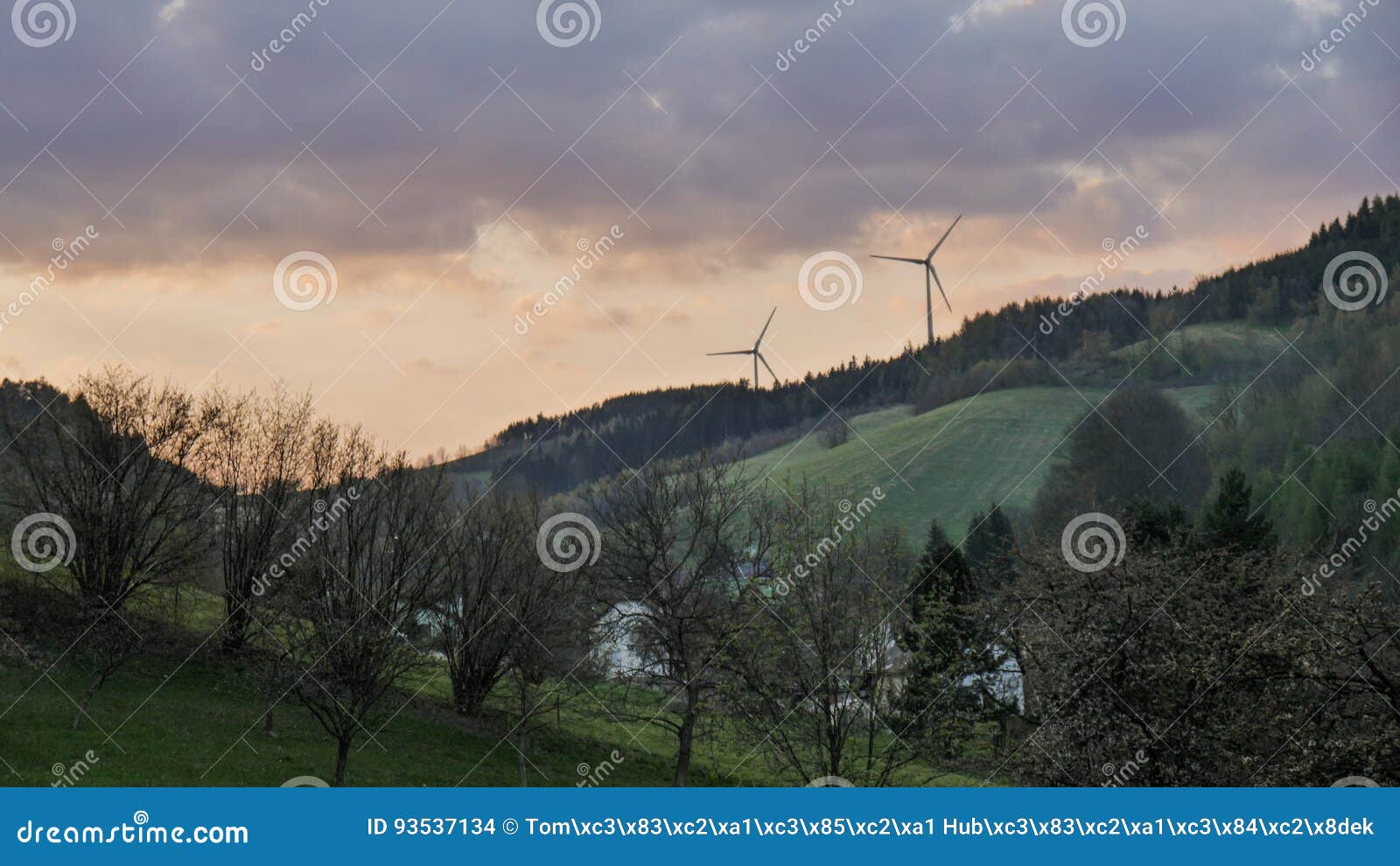 tha landscape with the clouds