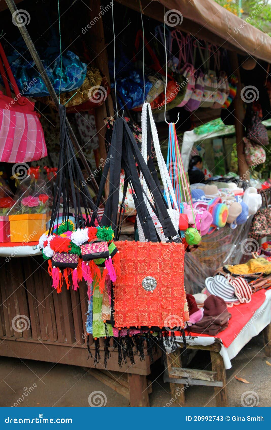 Thai bags. stock image. Image of thai, asian, travel 20992743