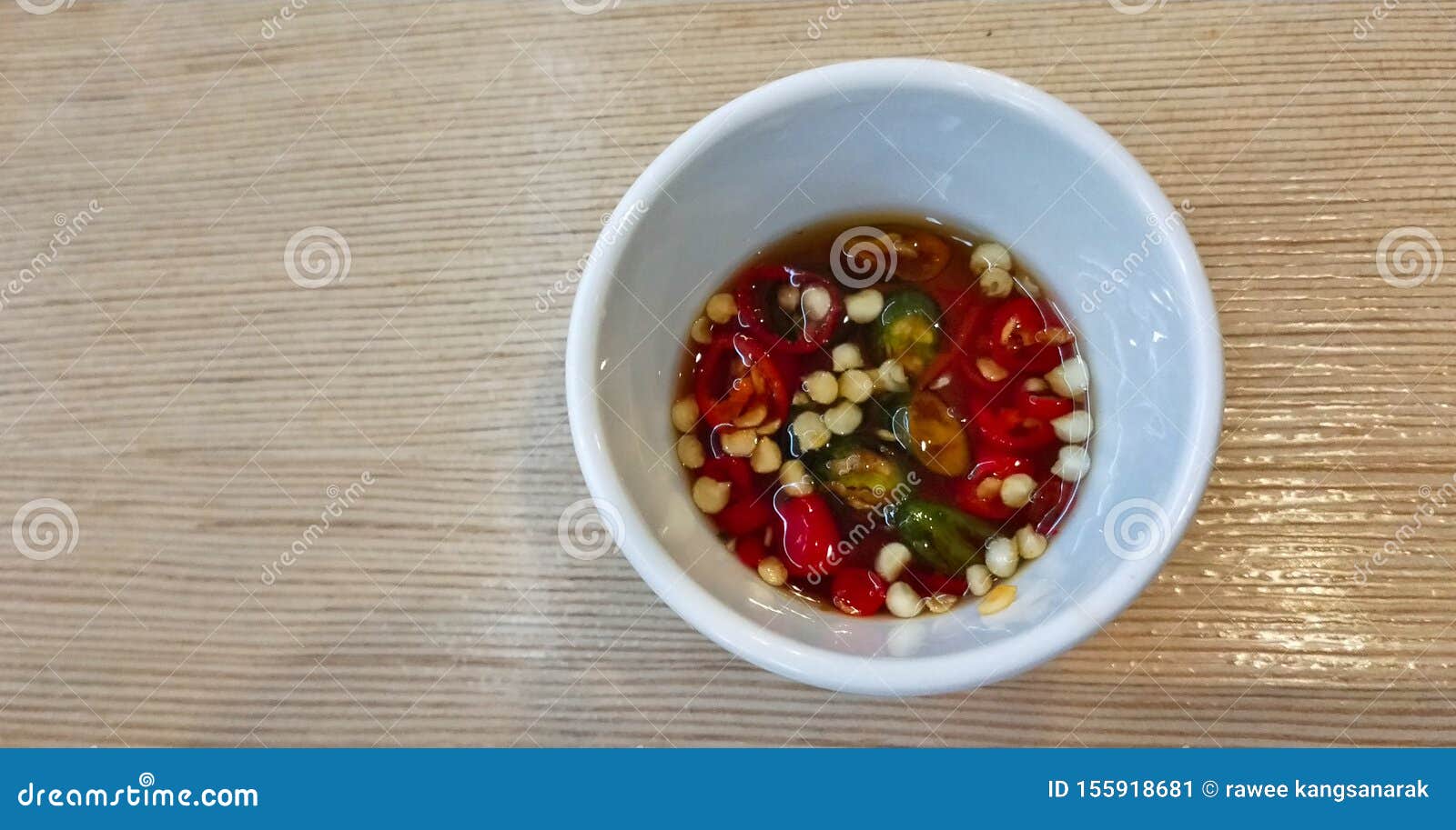 Thai Chili Fish Sauce Nam Pla Phrik Stock Image Image of asian