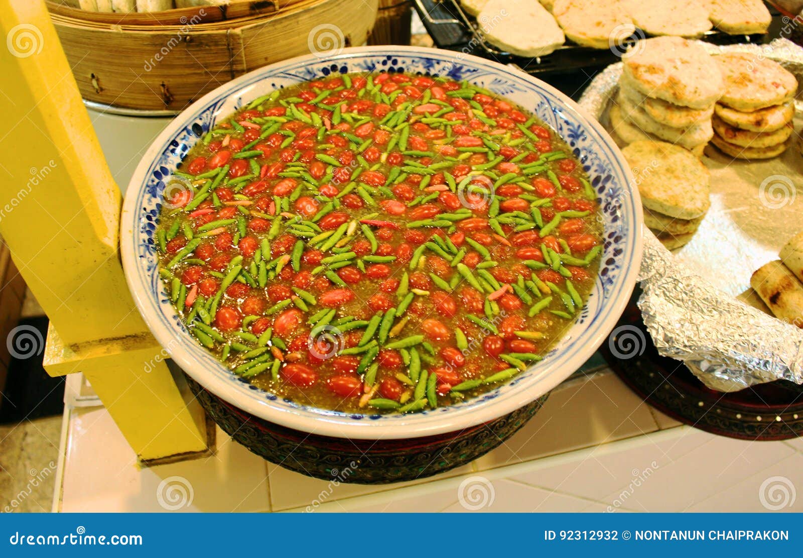 Thai, chili, paste, food stock photo. Image of leaf, meal 92312932