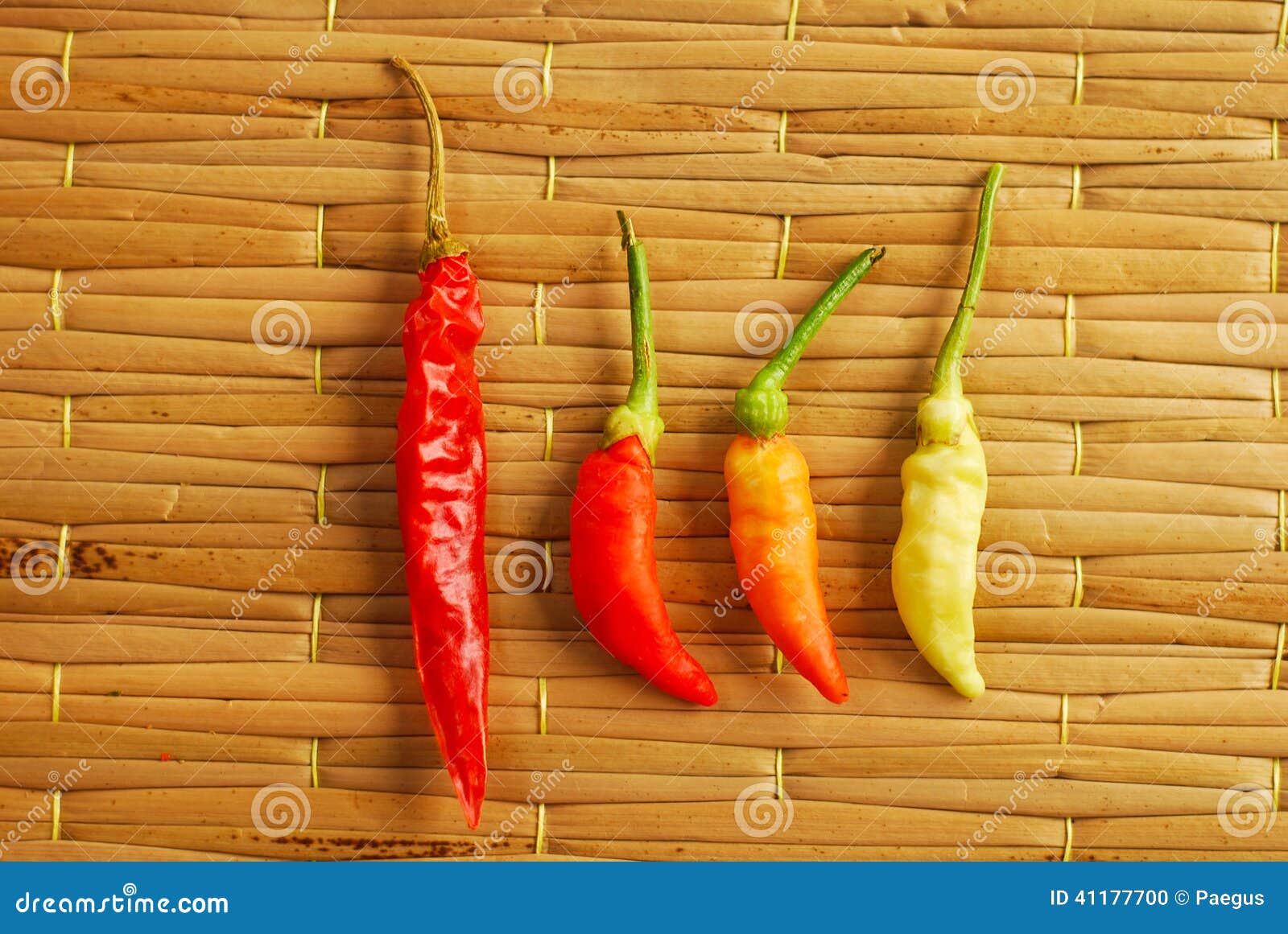 Thai chili peppers stock photo. Image of bamboo, hottest 41177700