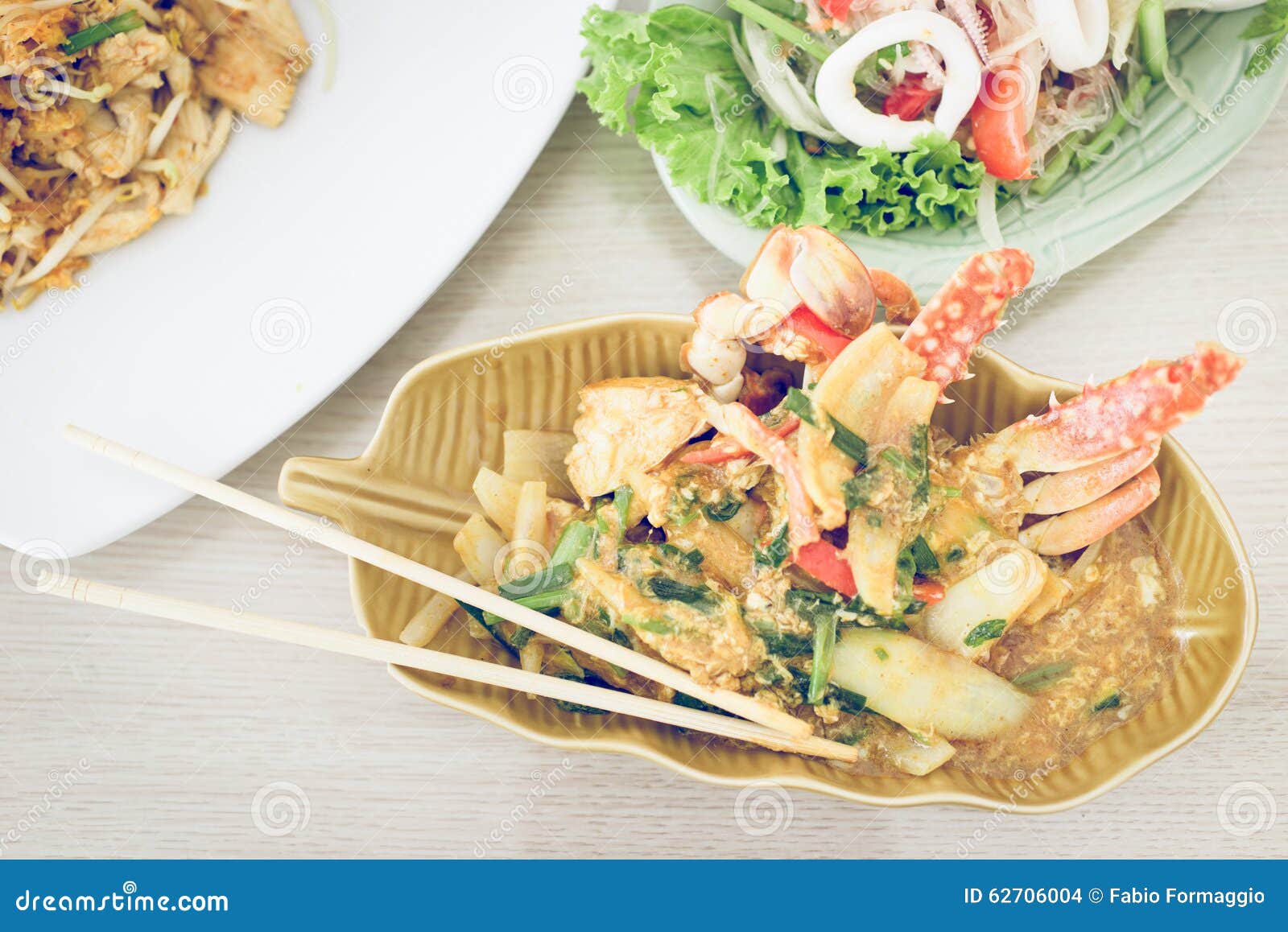 Thai crab specialty food stock photo. Image of closeup 62706004