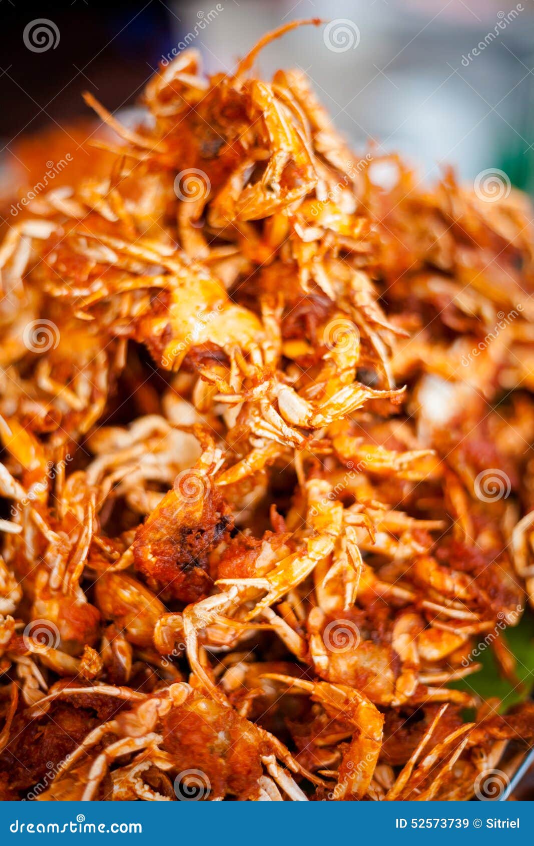 Thai deep fried crabs stock image. Image of cuisine, fresh 52573739