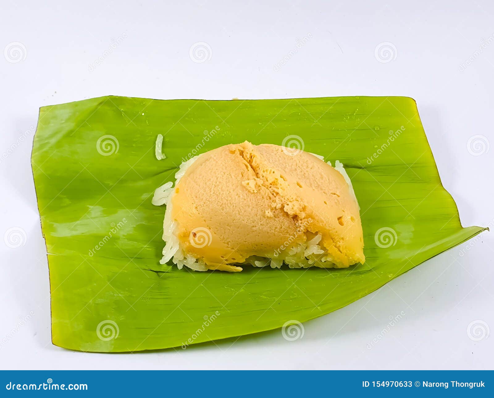 thai dessert khao niao sangkhaya.
