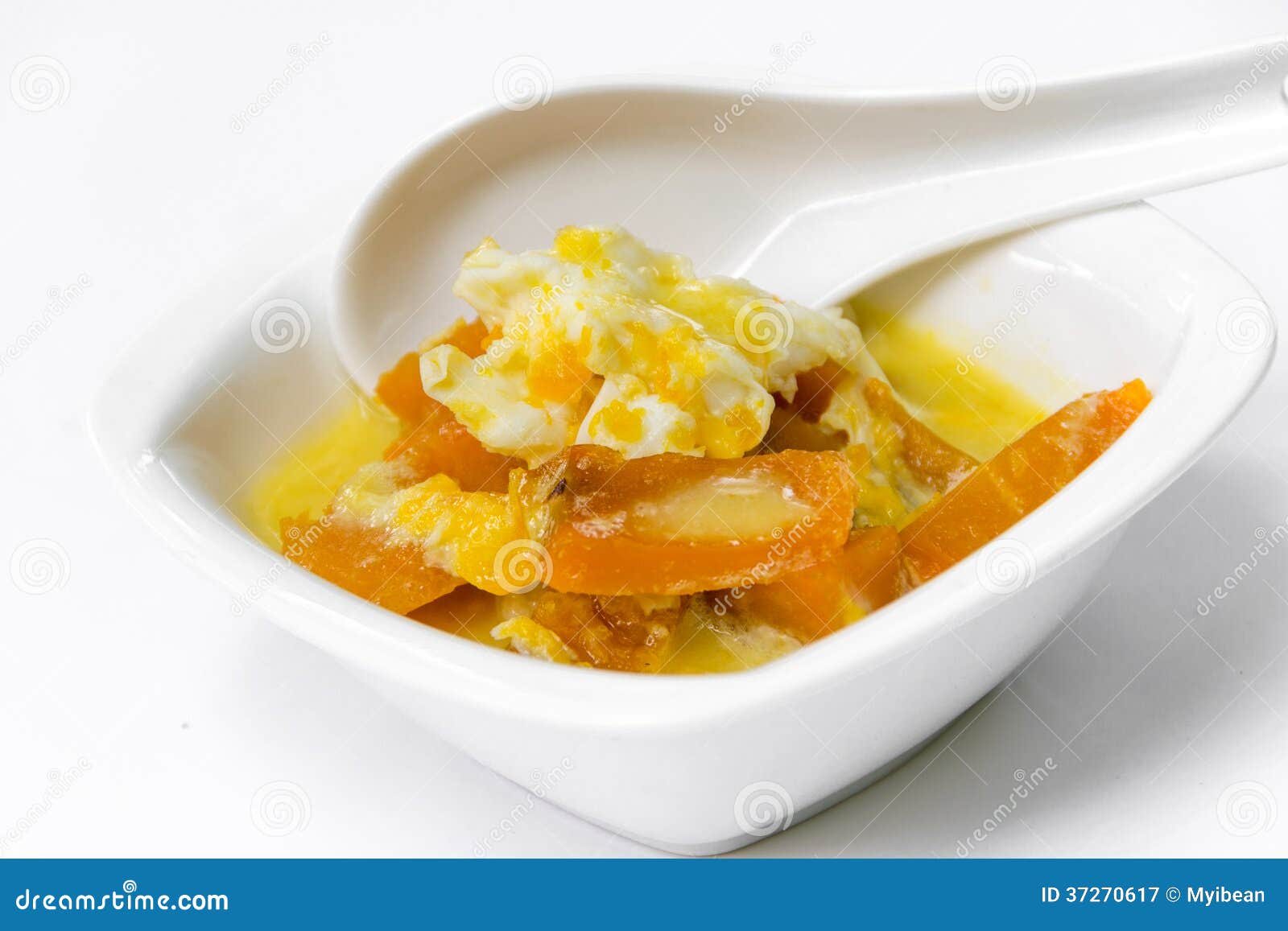 Thai Dessert,pumpkin in Coconut Milk Stock Image Image of fruit