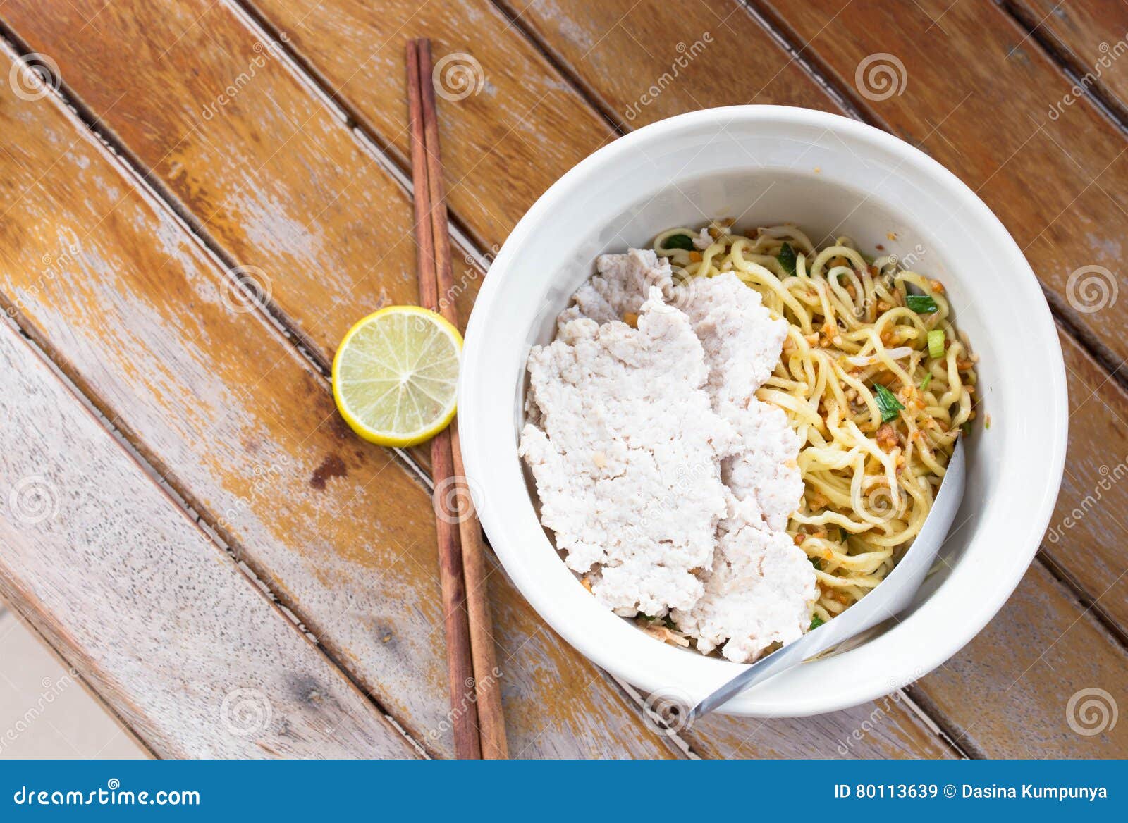Thai egg noodle stock image. Image of instant, noodle 80113639