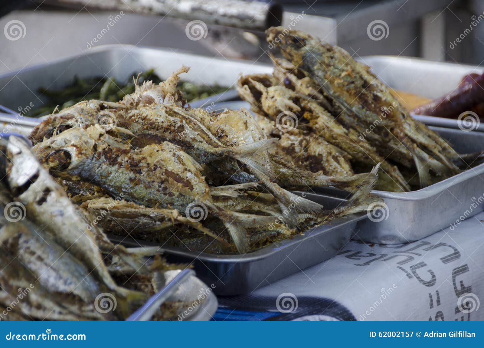 Thai fish street food stock image. Image of samui, street - 62002157