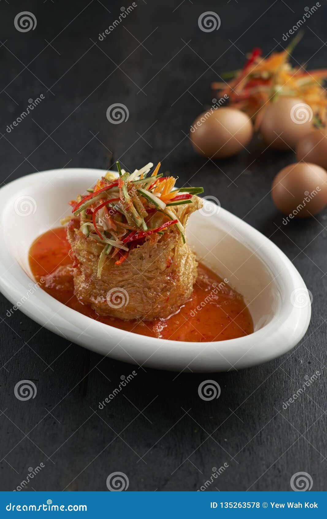 Thai Food Egg stock photo. Image of shadows, black, white 135263578