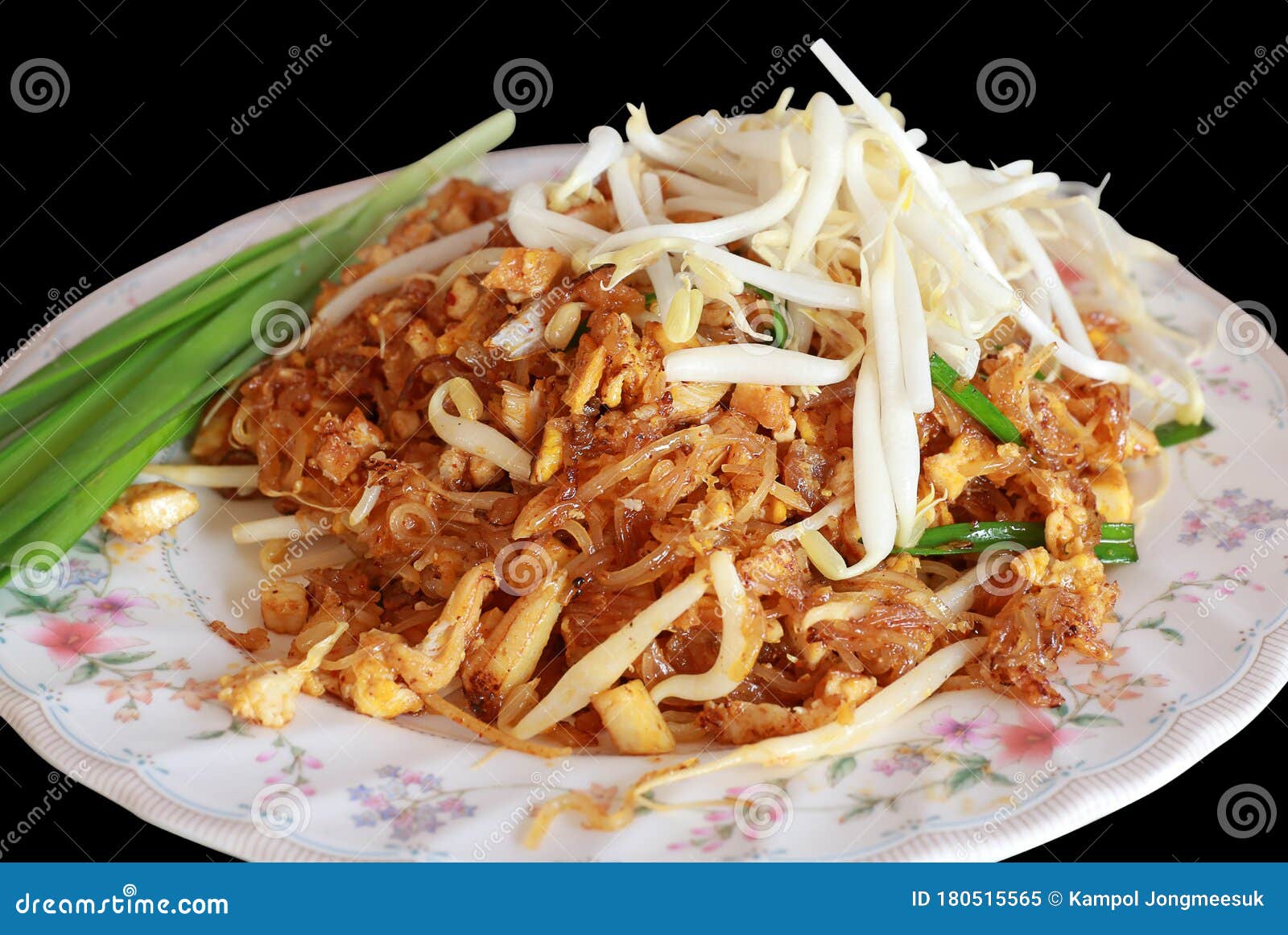 Thai Food Pad Thai , Stir Fry Noodles in Pad Thai Style Stock Image