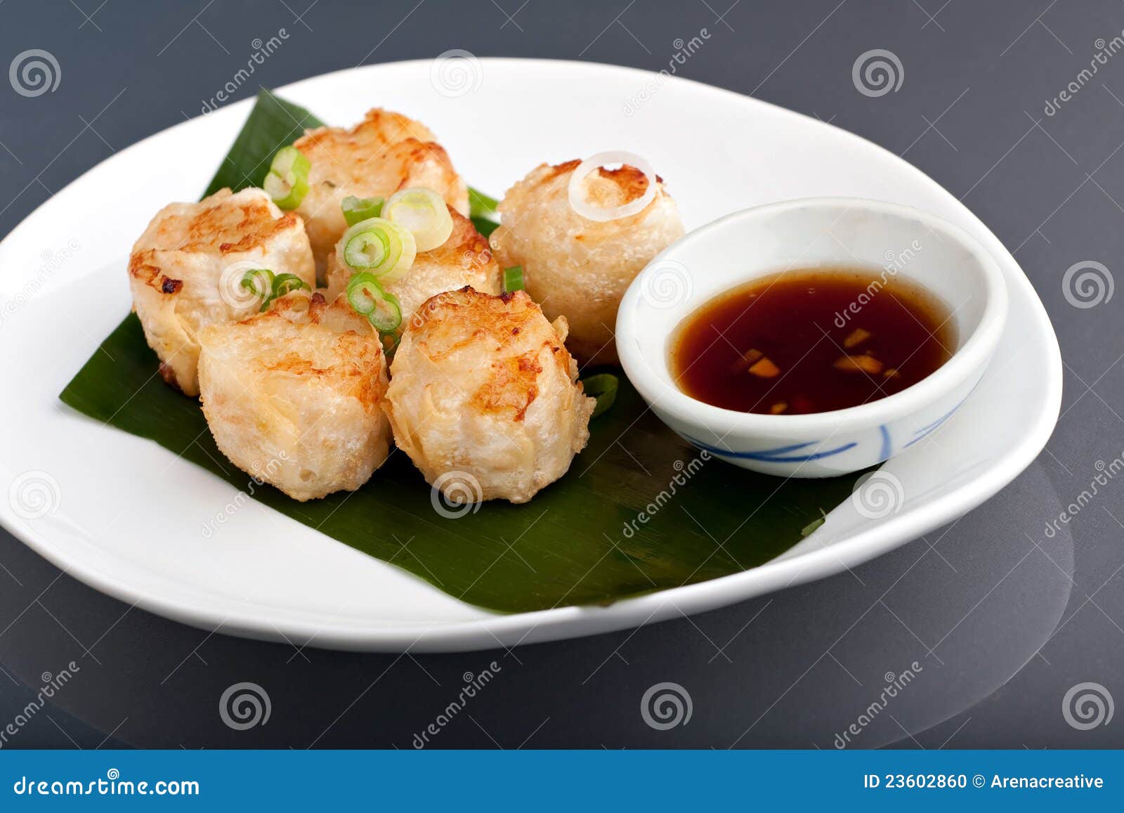 Thai Fried Dumpling Appetizers Stock Photo Image of delicious, ginger