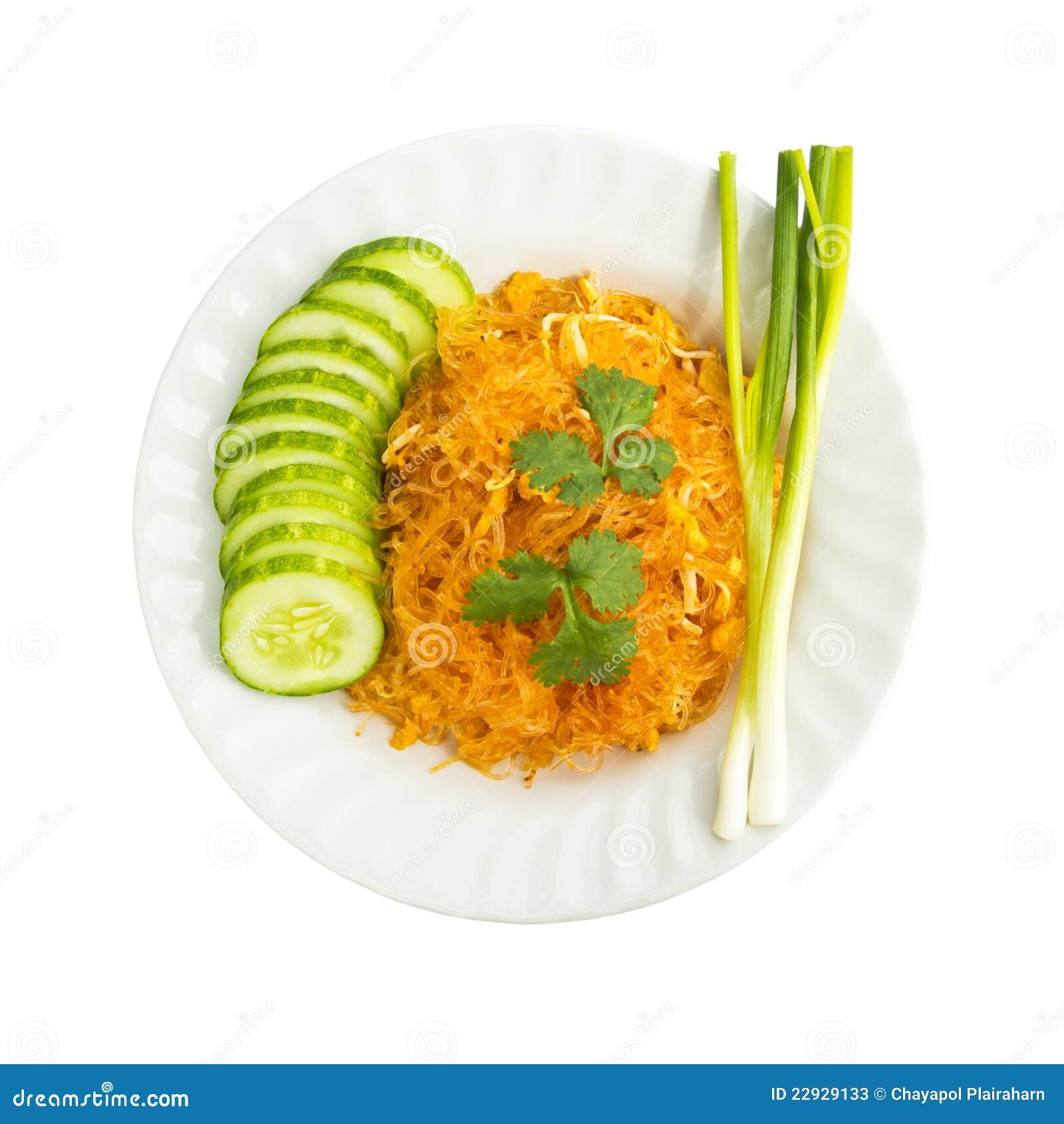 Thai fried noodle. stock image. Image of cuisine, meal - 22929133