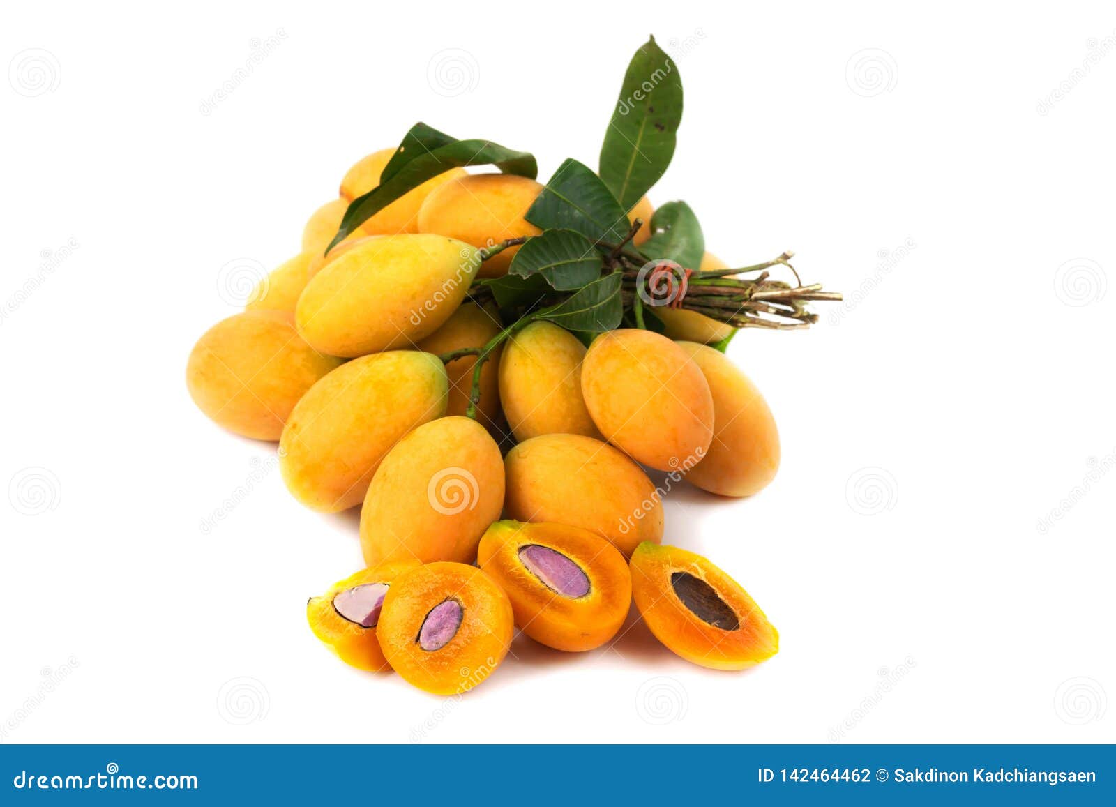 Thai Fruit Maprang or Marian Plum Stock Photo Image of vitamins