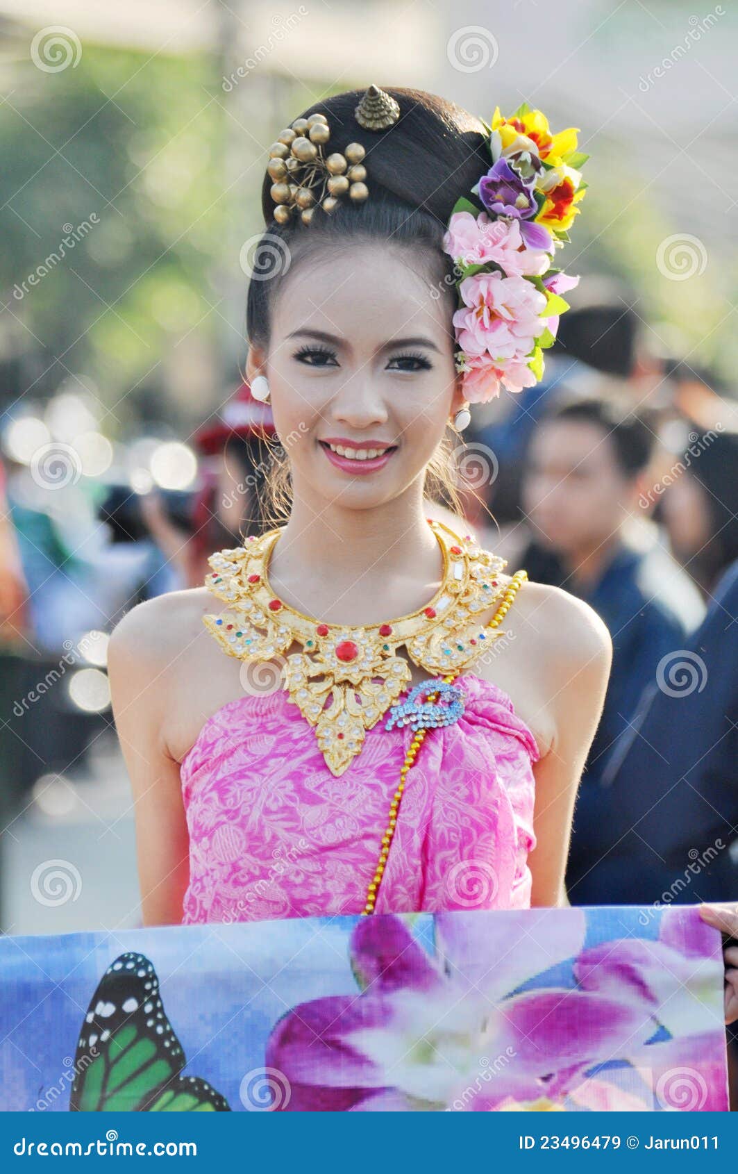 Thai Girl Smile Editorial Stock Image Image Of Clothe 23496479