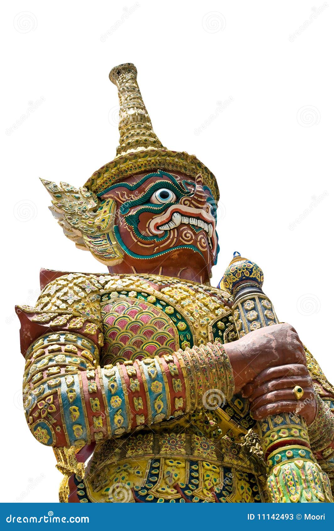 Thai guardian statue stock image. Image of historical 11142493