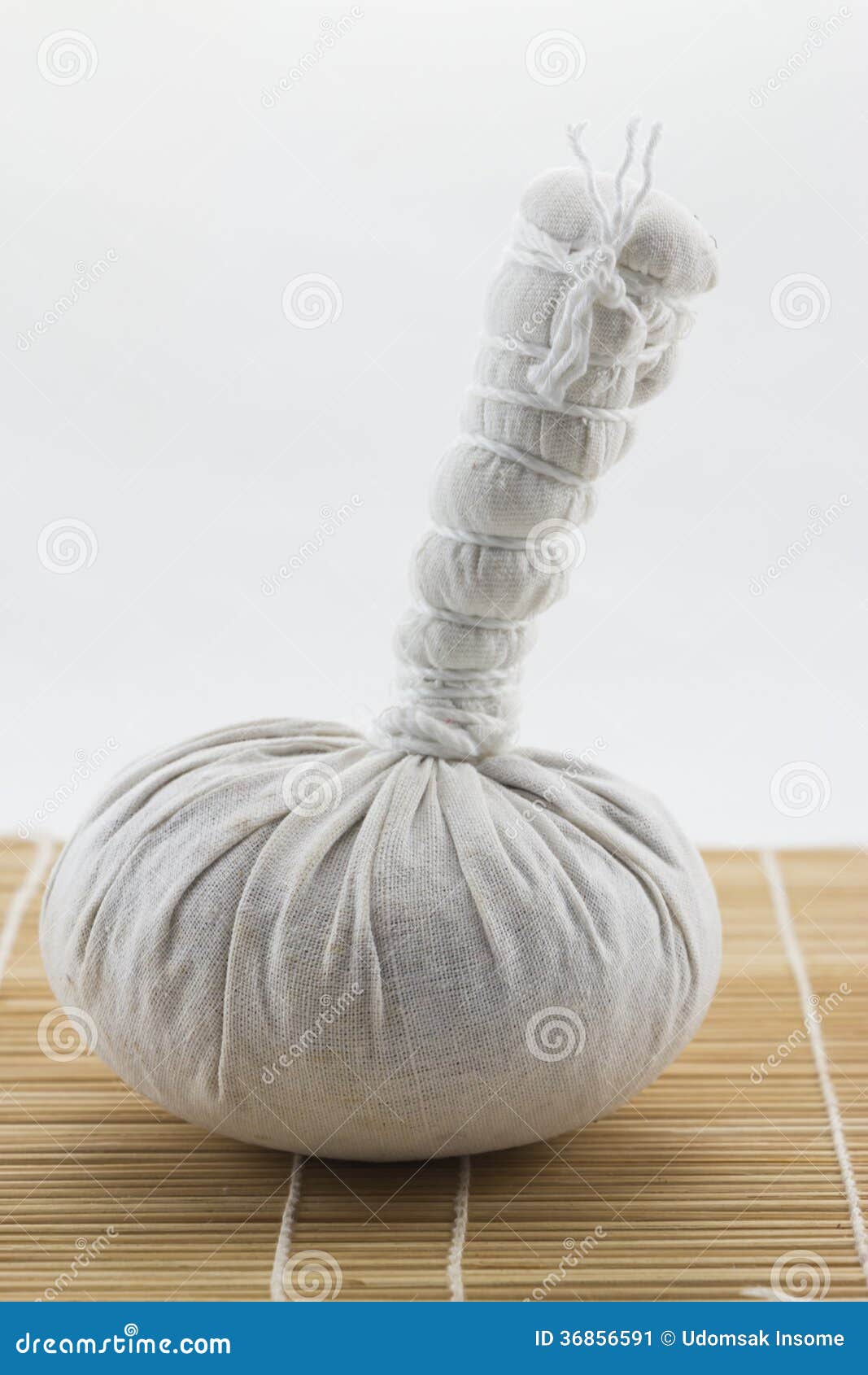 Thai herb massage ball stock image. Image of flowers - 36856591