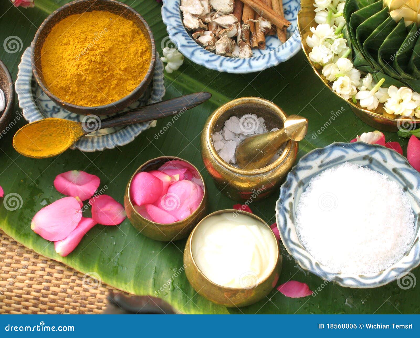 Thai Herbs stock photo. Image of clay, herbal, galangal 18560006