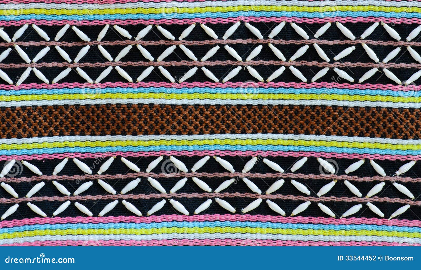 Thai Hilltribe Fabric Pattern Stock Photo Image of thai, colorful
