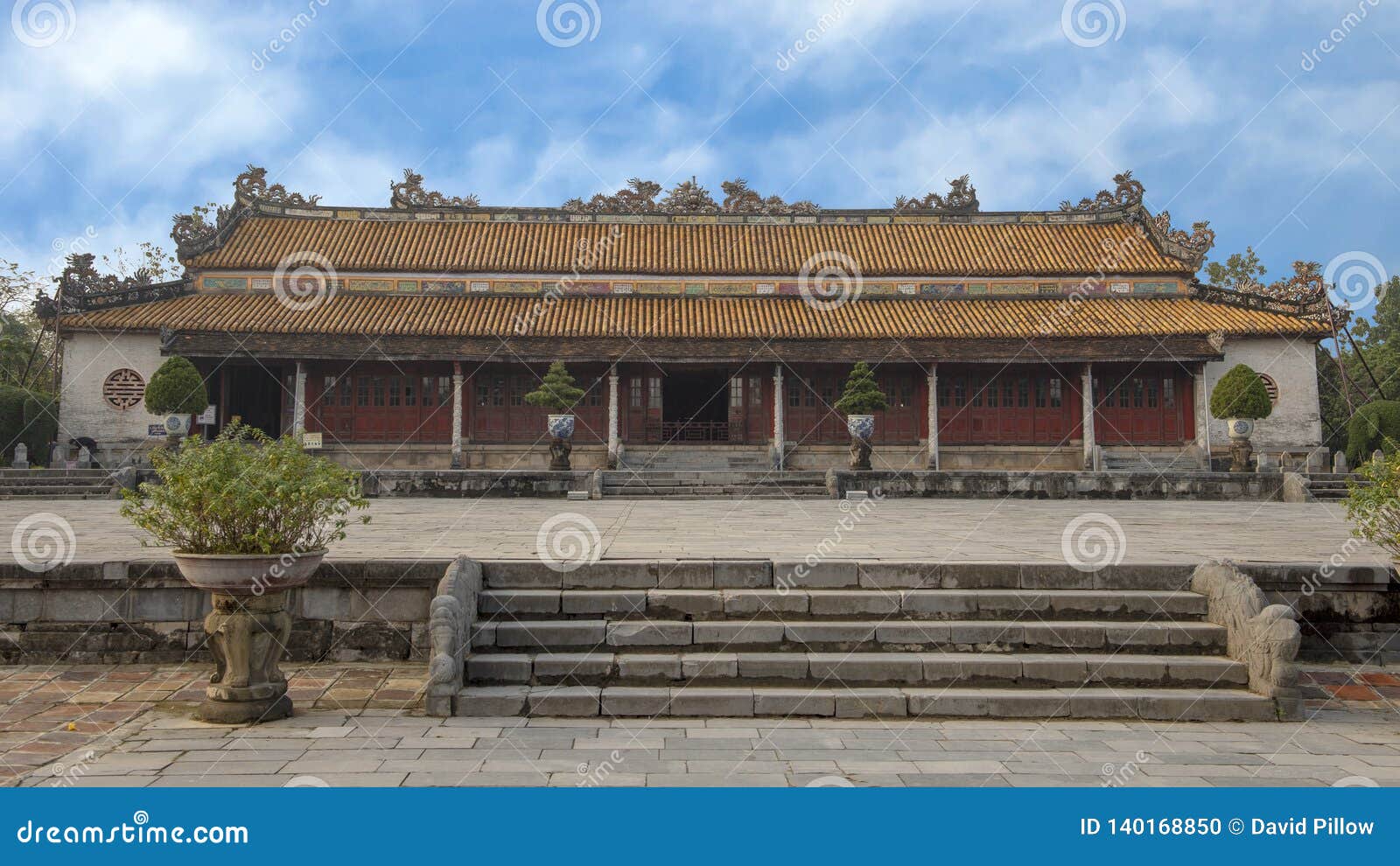 Hoa Palace Also Known As the Palace of Supreme Harmony, Citadel in Hue, Vietnam Stock Photo - Image of supreme, path: 140168850