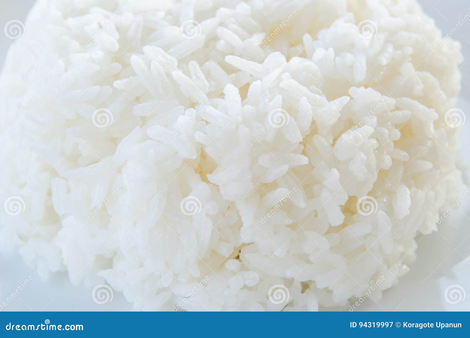 Thai jasmine cooked rice stock image. Image of bowl, cooked 94319997