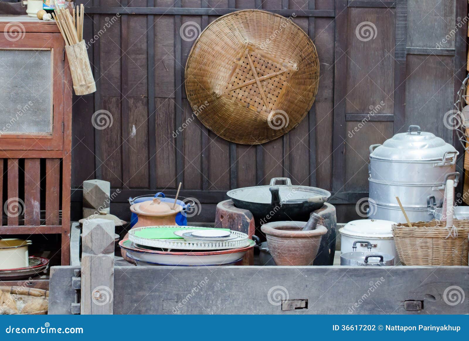Thai Kitchen Stock Photo Image Of Traditional Food 36617202
