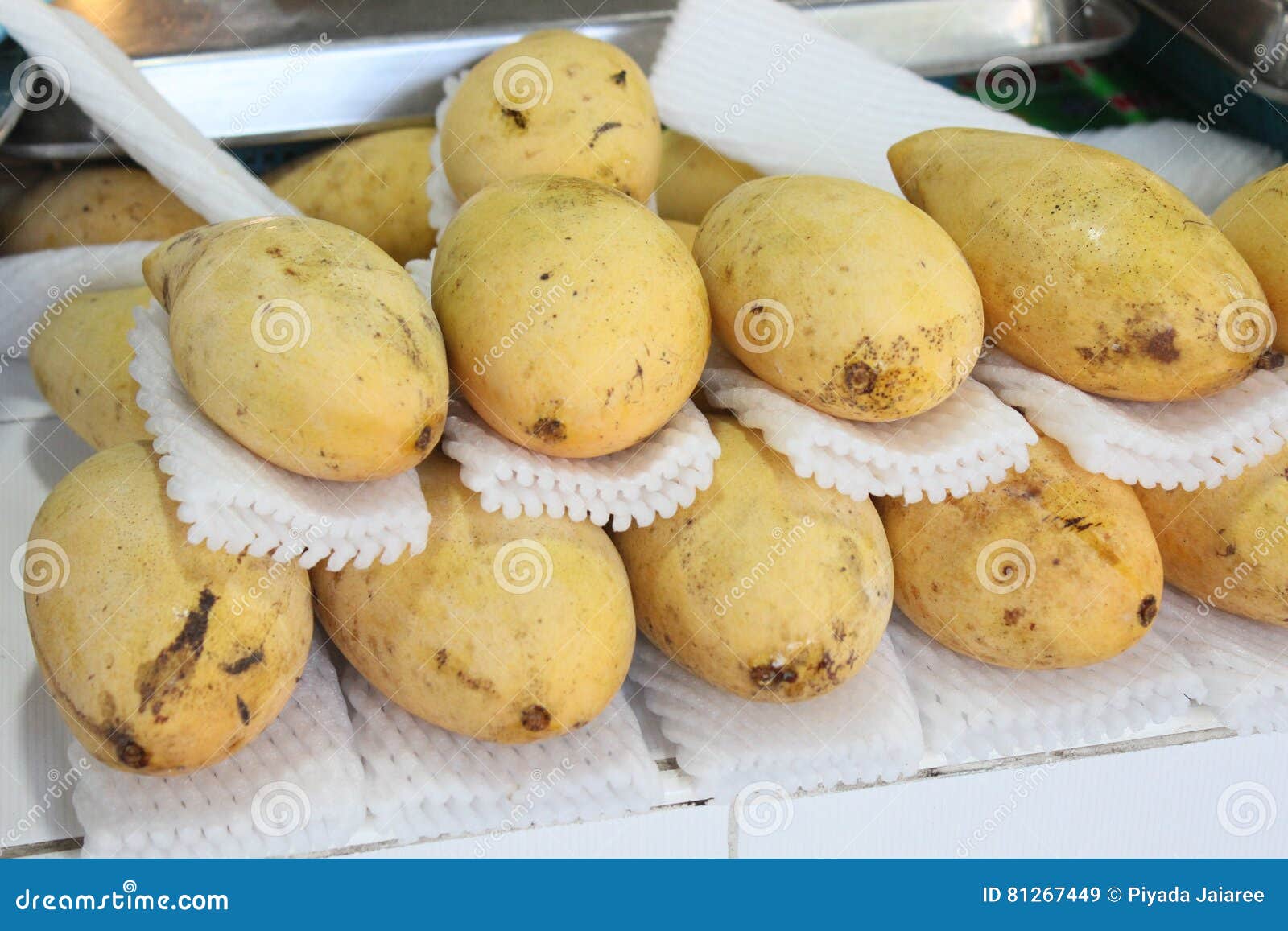 Thai Mango for Sale in Thai Market Stock Image Image of juice, food