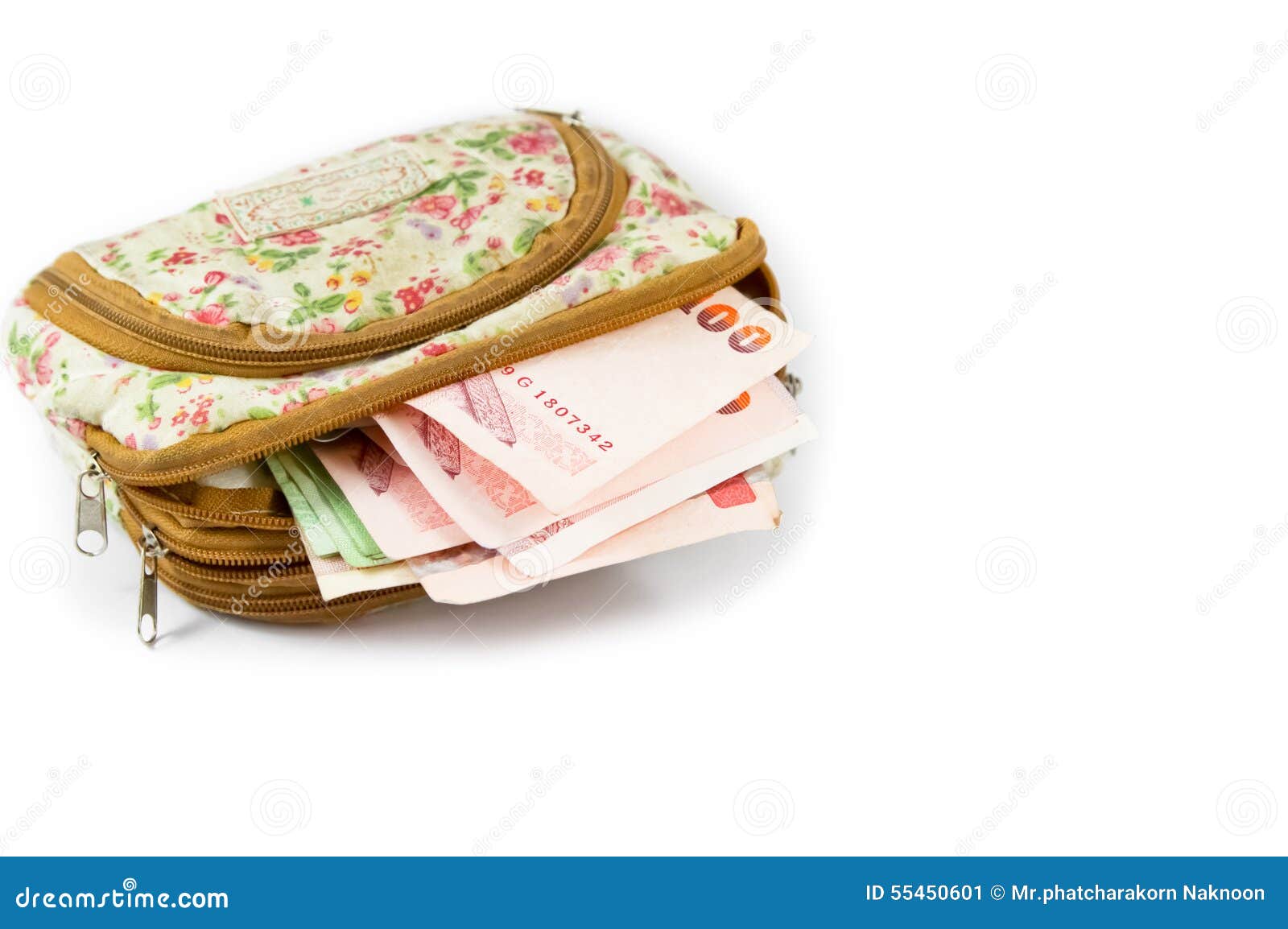 Thai Money In The Hands Of The Girl Stock Image | CartoonDealer.com ...