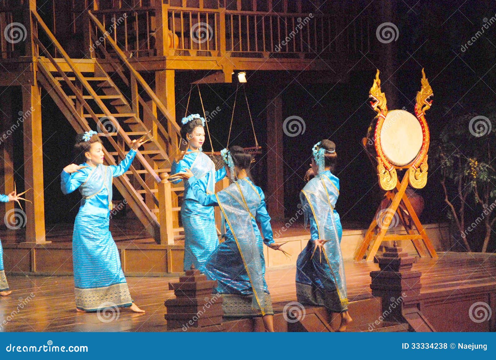 Thai Nail Dance Editorial Stock Photo Image Of Illuminated 33334238