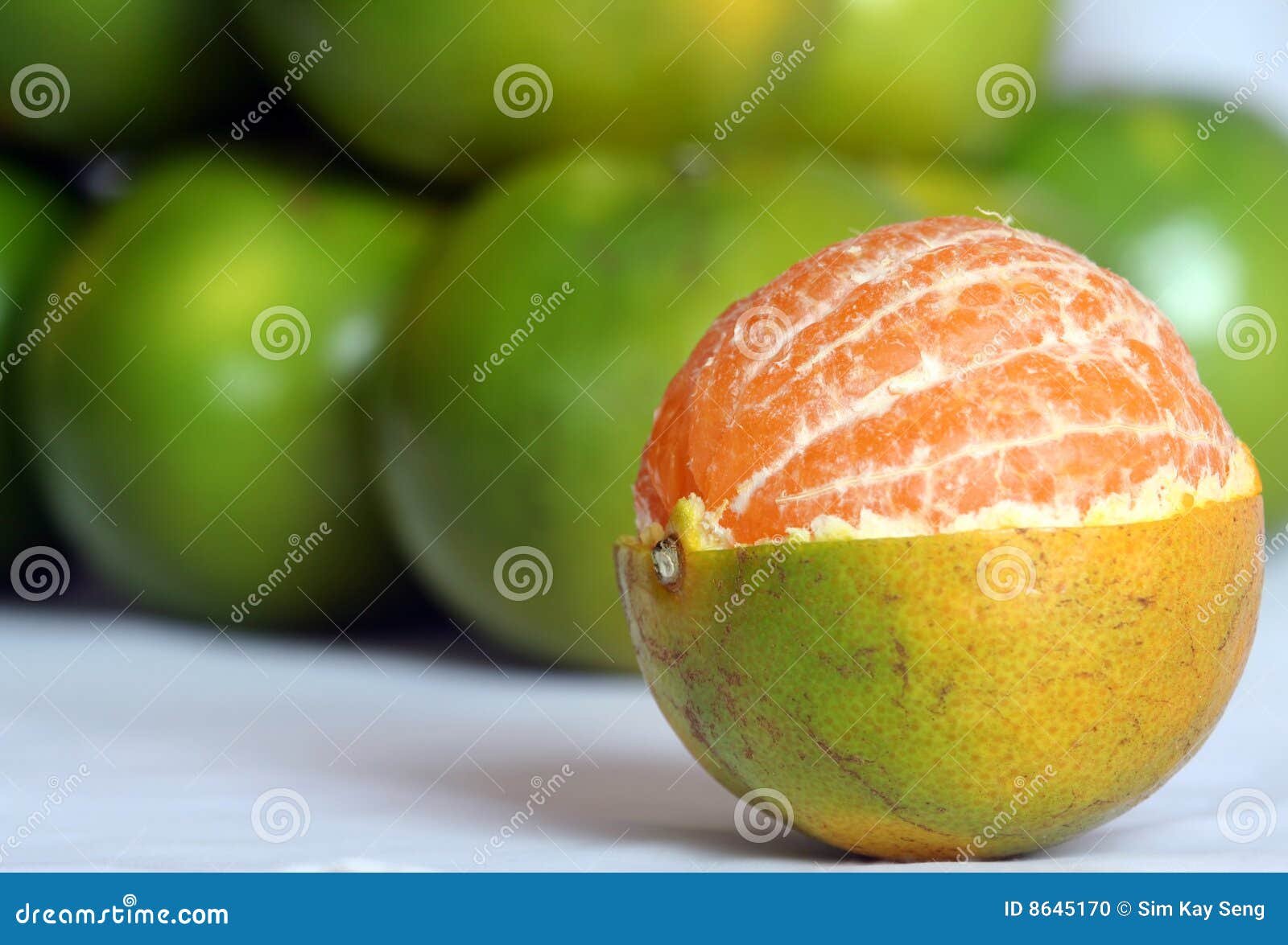 Thai Oranges stock photo. Image of green, fresh, small 8645170