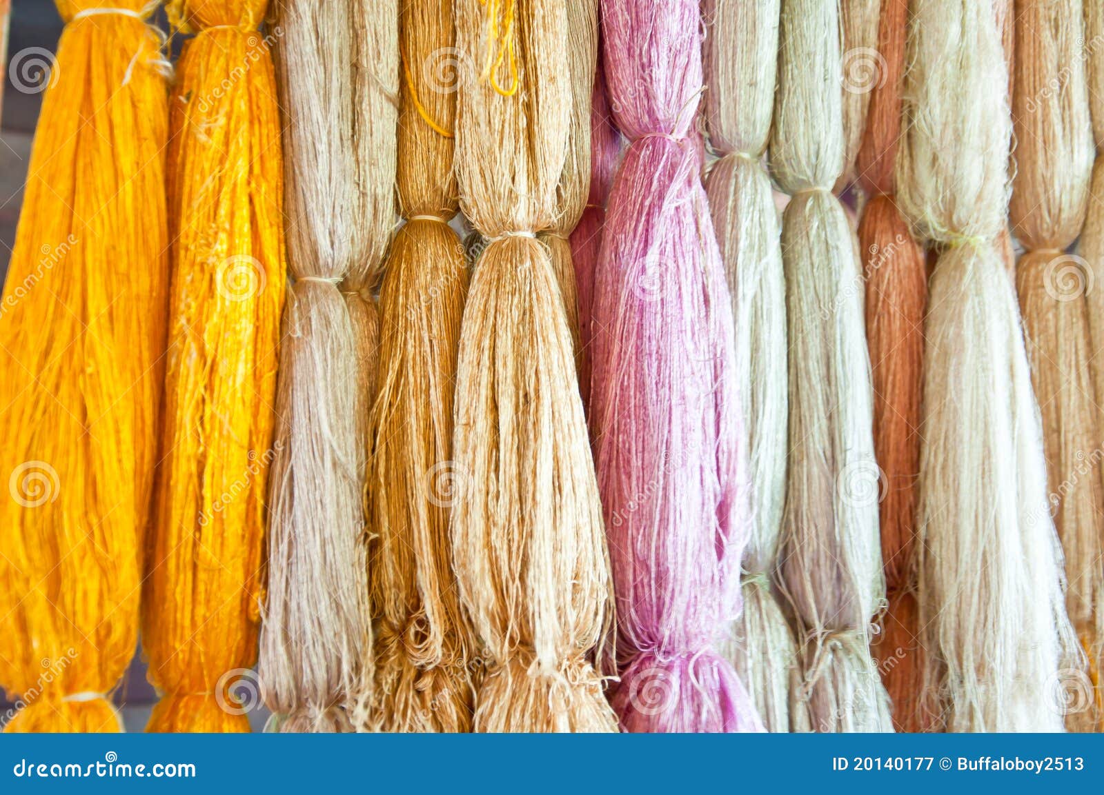 Thai silk from silkworm stock image. Image of thailand 20140177