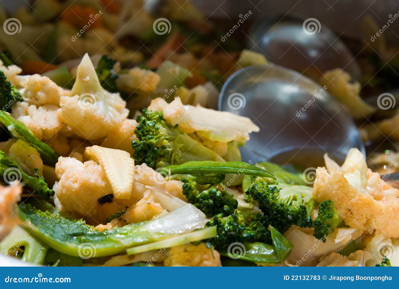 Thai Stir-fried Vegetables stock image. Image of dinner - 22132783