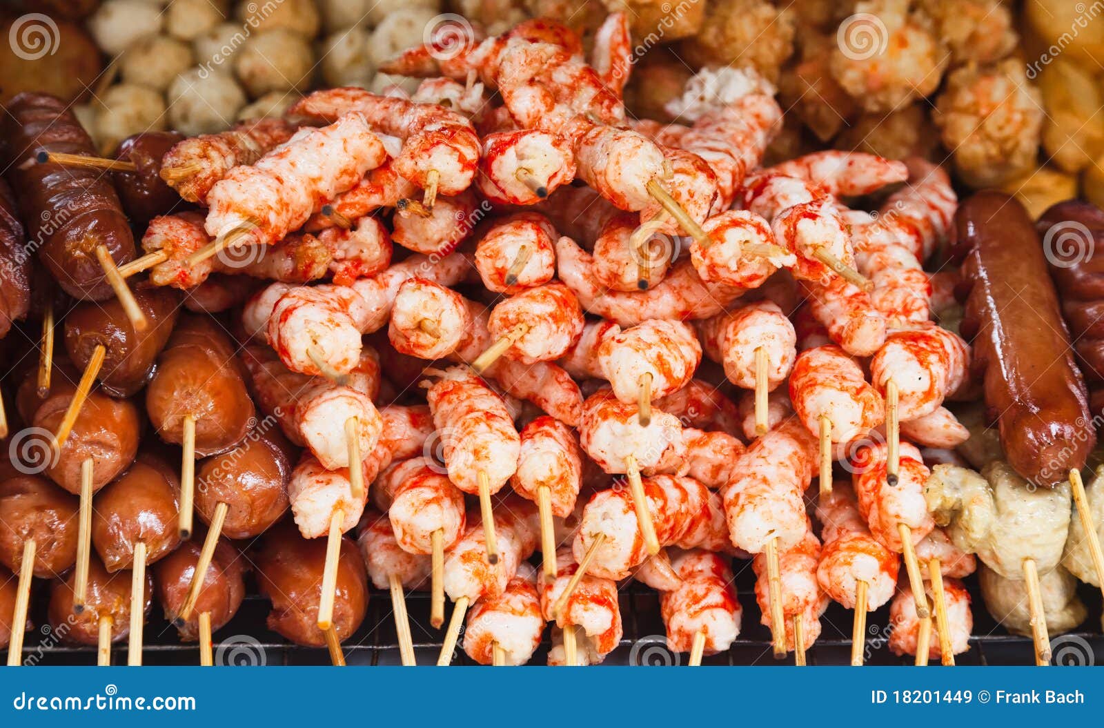 Thai street food stock image. Image of snack, roast, street - 18201449