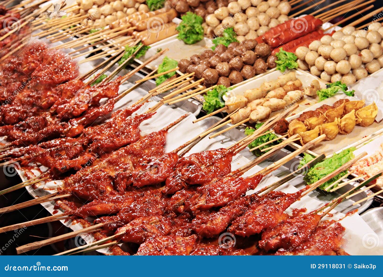 Thai street food stock image. Image of chinese, roasted - 29118031