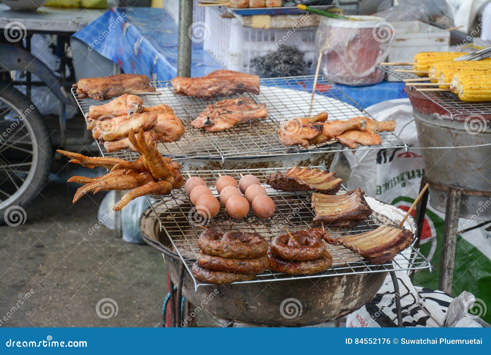 Thai Street Food Vendor, Thailand Stock Photo - Image of product, asia