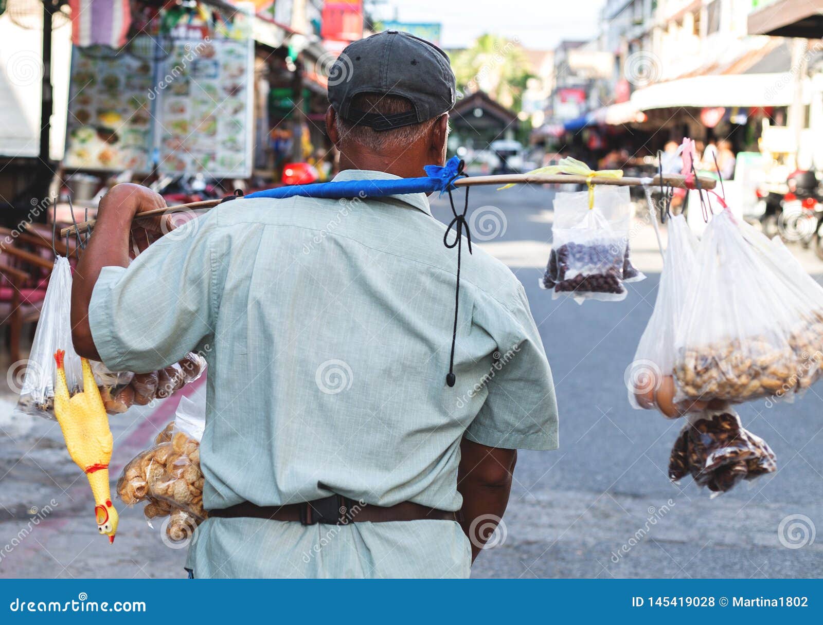 Selling Snacks And A Tricycle Editorial Photo | CartoonDealer.com #60581967