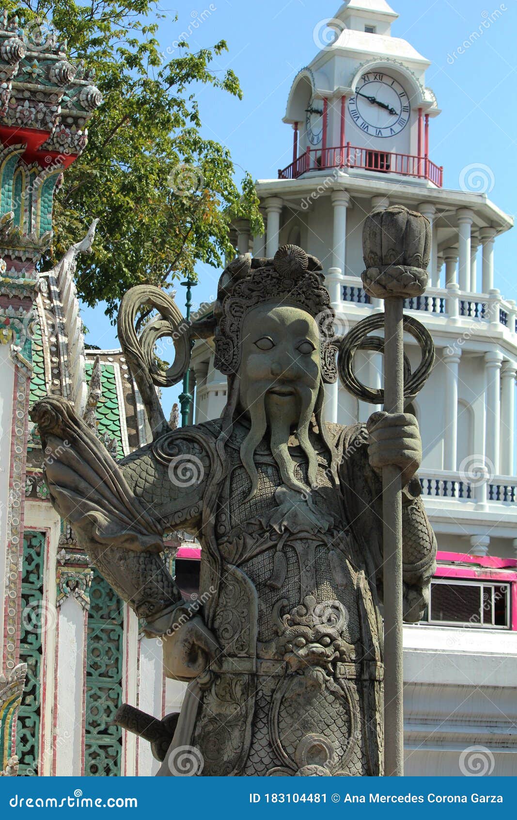 thai statue in bangkok thailand