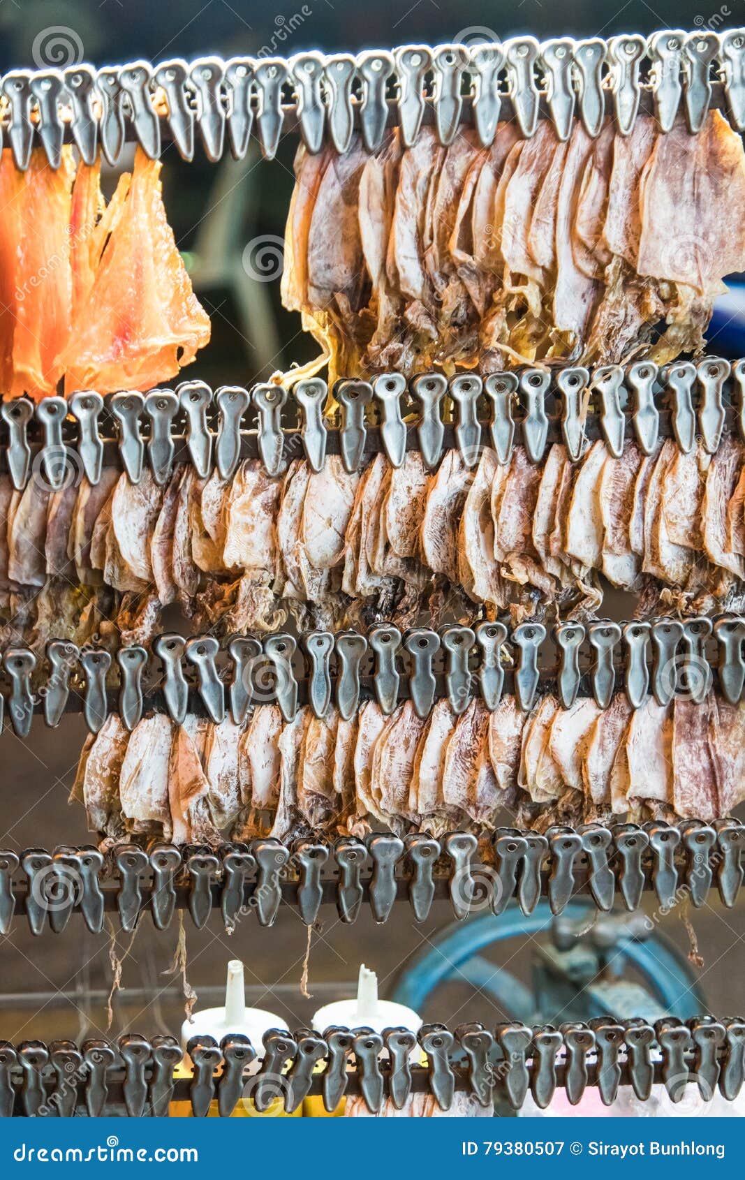 Thai Style Dried Squid for Grill Stock Image Image of cuttlefish